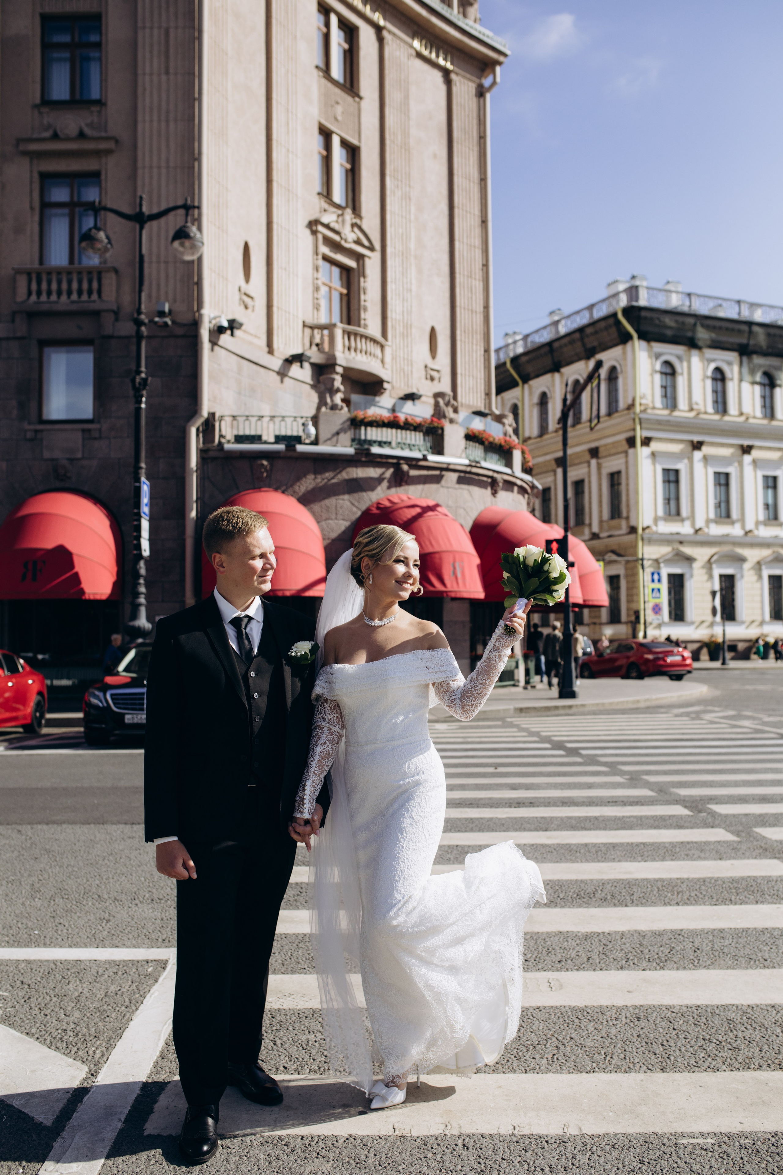 Свадебная регистрация в Загсе на Английской Набережной в Санкт-Петербурге. Фотограф в Санкт-Петербурге Разиля Идиятуллина