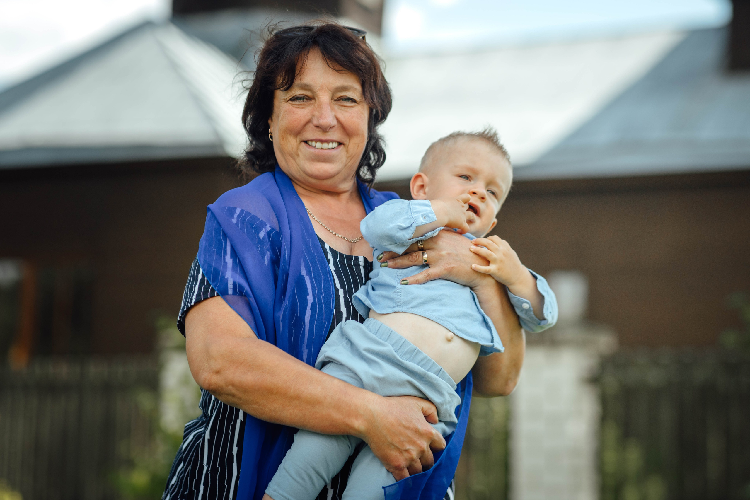 Крещение Тимофея, д. Киевец, храм Святой Троицы, август 2025