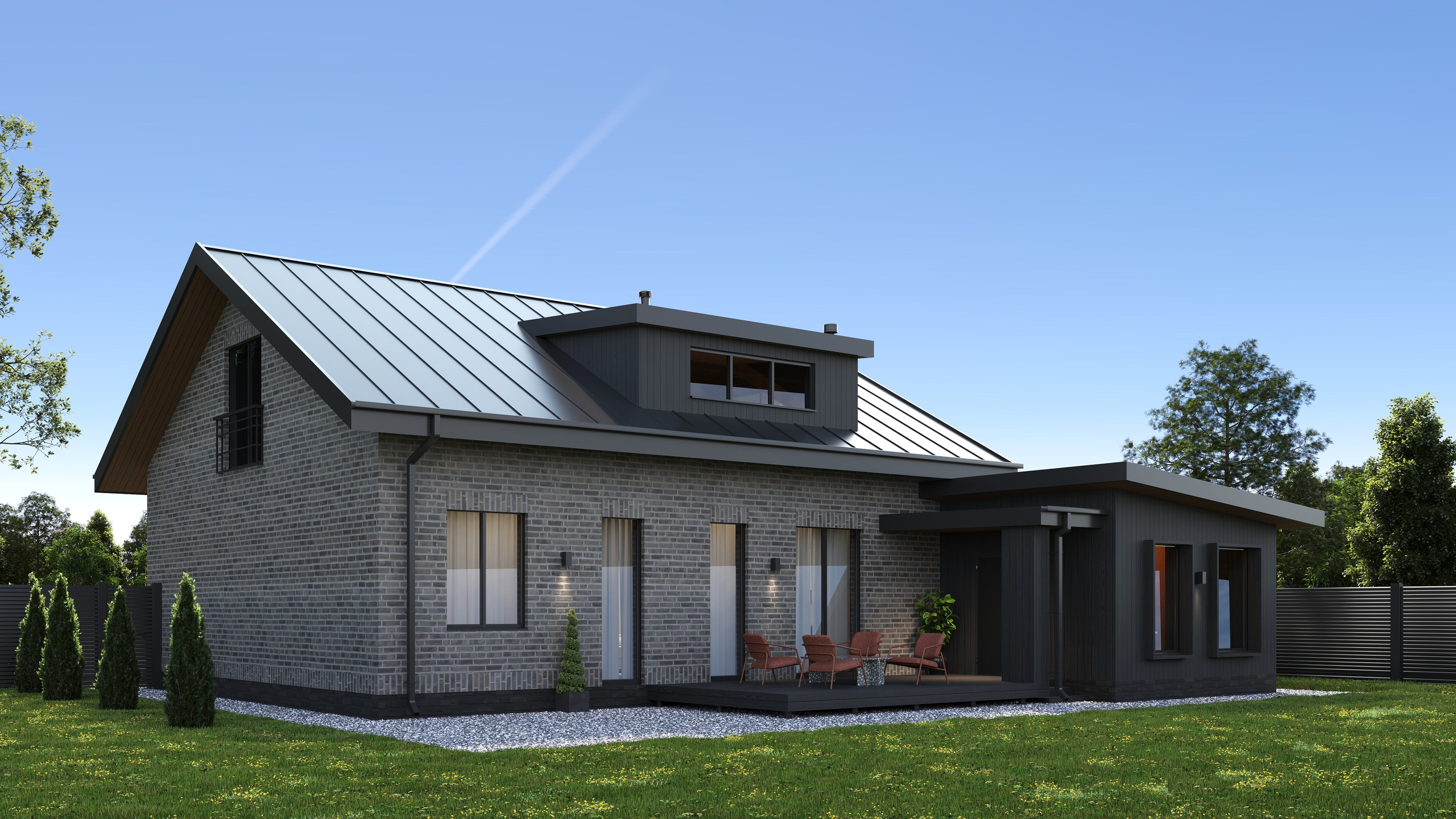 Проект дома в Новые Шигали. Архитектор-дизайнер в Казани