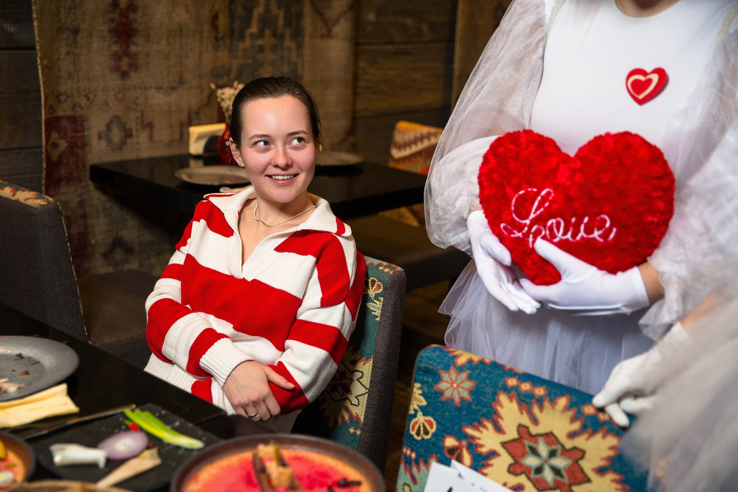 14 февраля в ресторане «Шинок». Репортажный Фотограф Александр Назаров. Москва и М.О