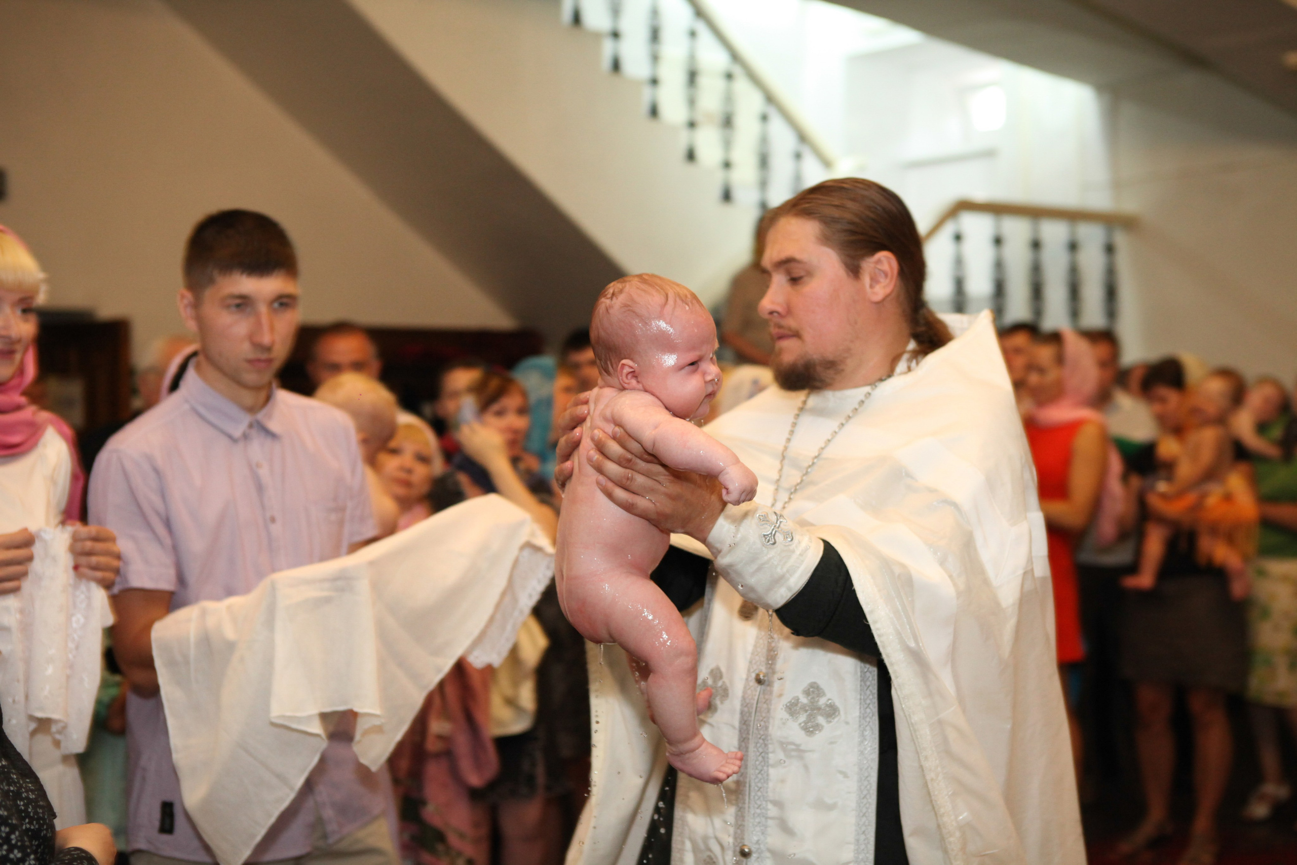 Крещение Георгия. Фотограф Александр Заломаев