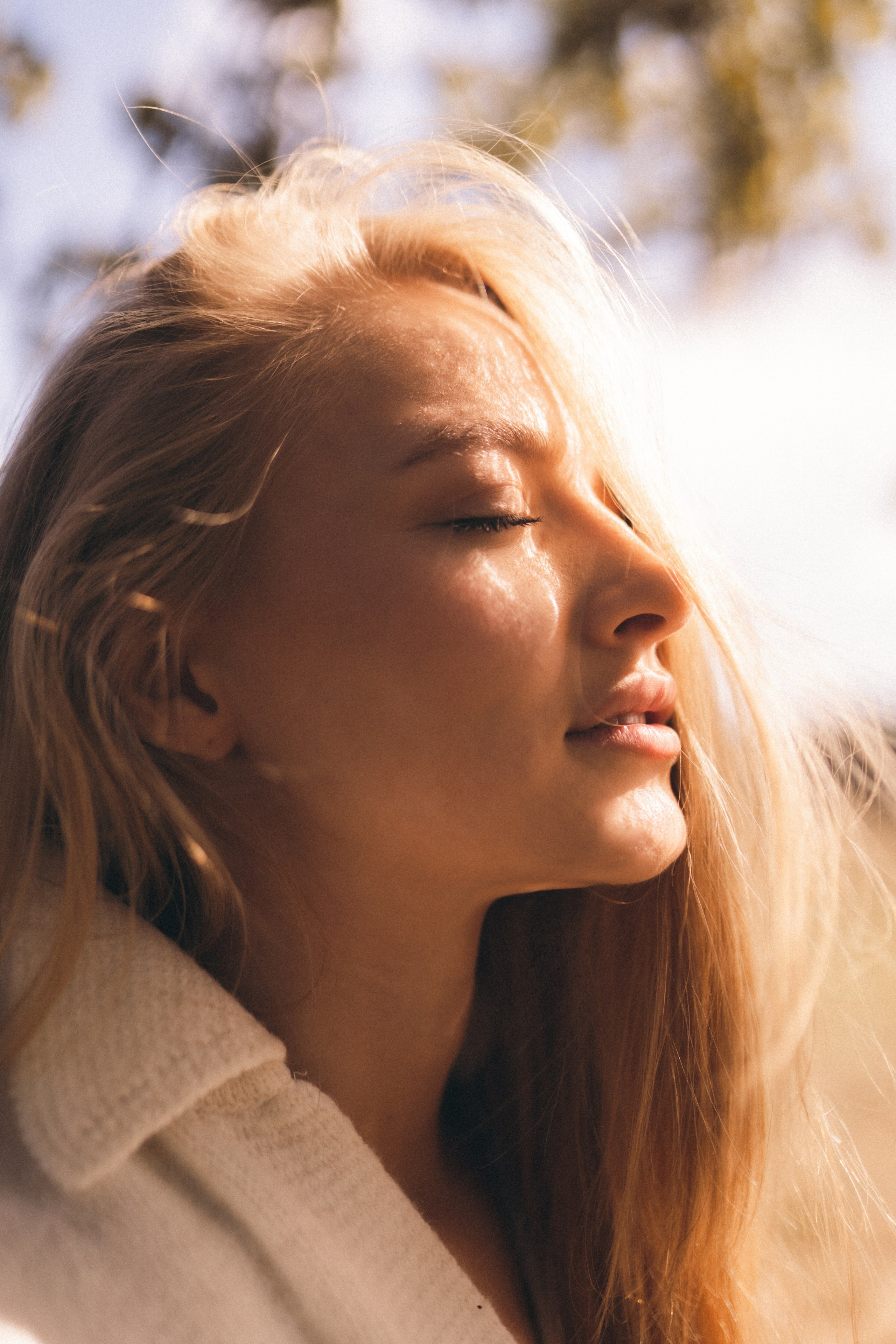 Ветер в волосах. Творческий фотограф Аня Волк