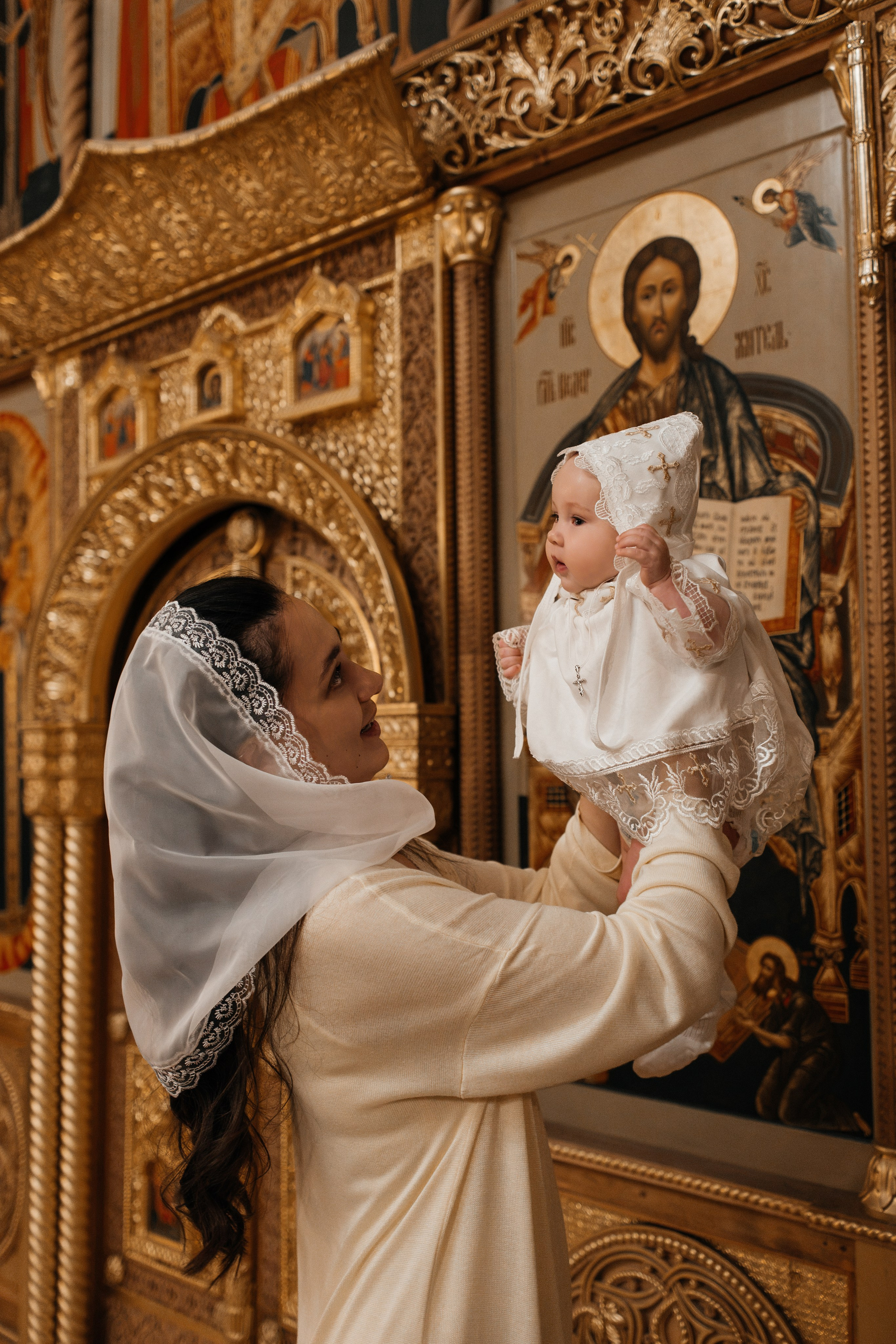 Крещение Анны. Семейный фотограф в Москве Алина Киблина