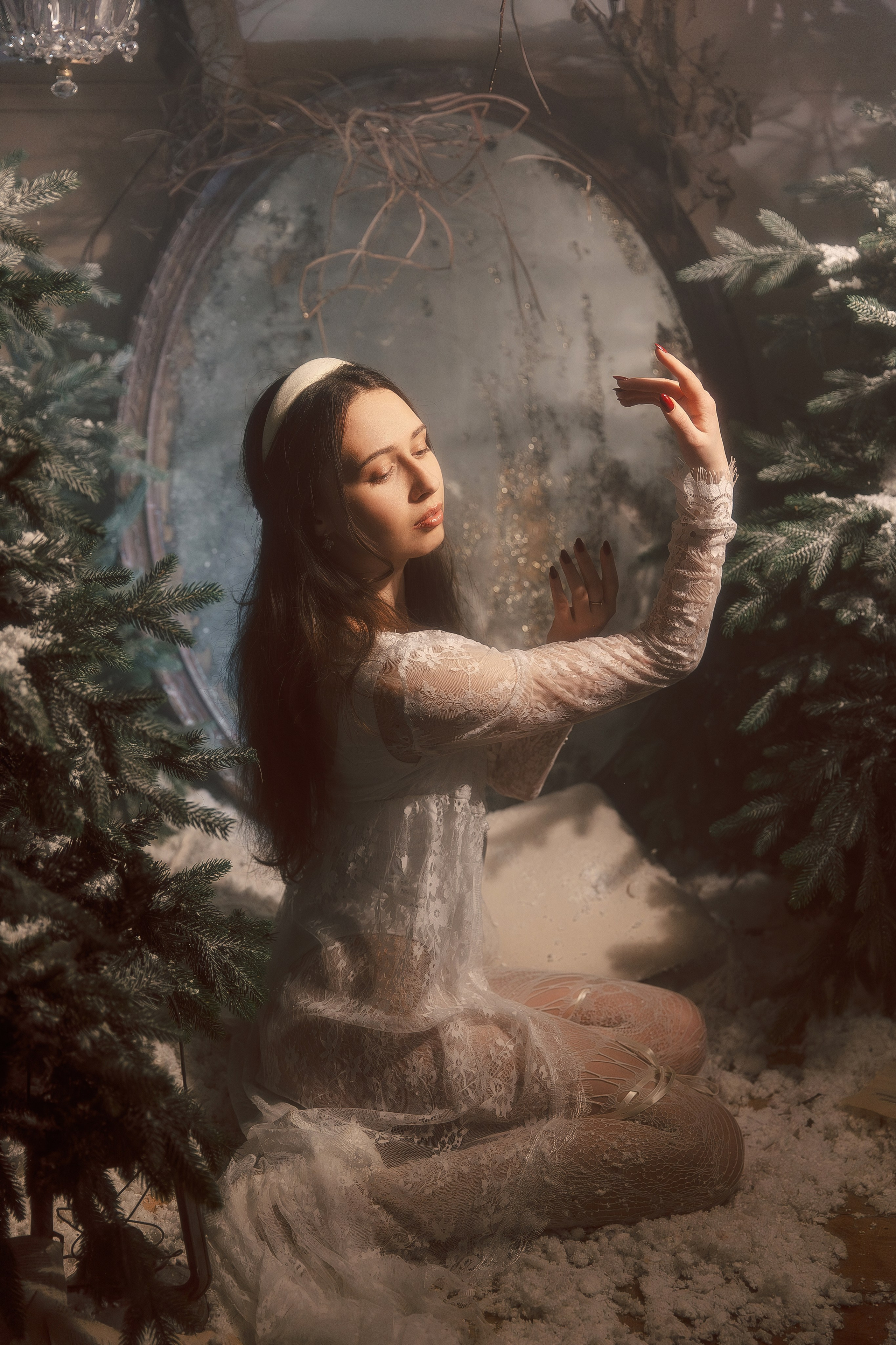 Зимняя сказка на чердаке. Семейный и женский фотограф в Москве Надежда Воробьева