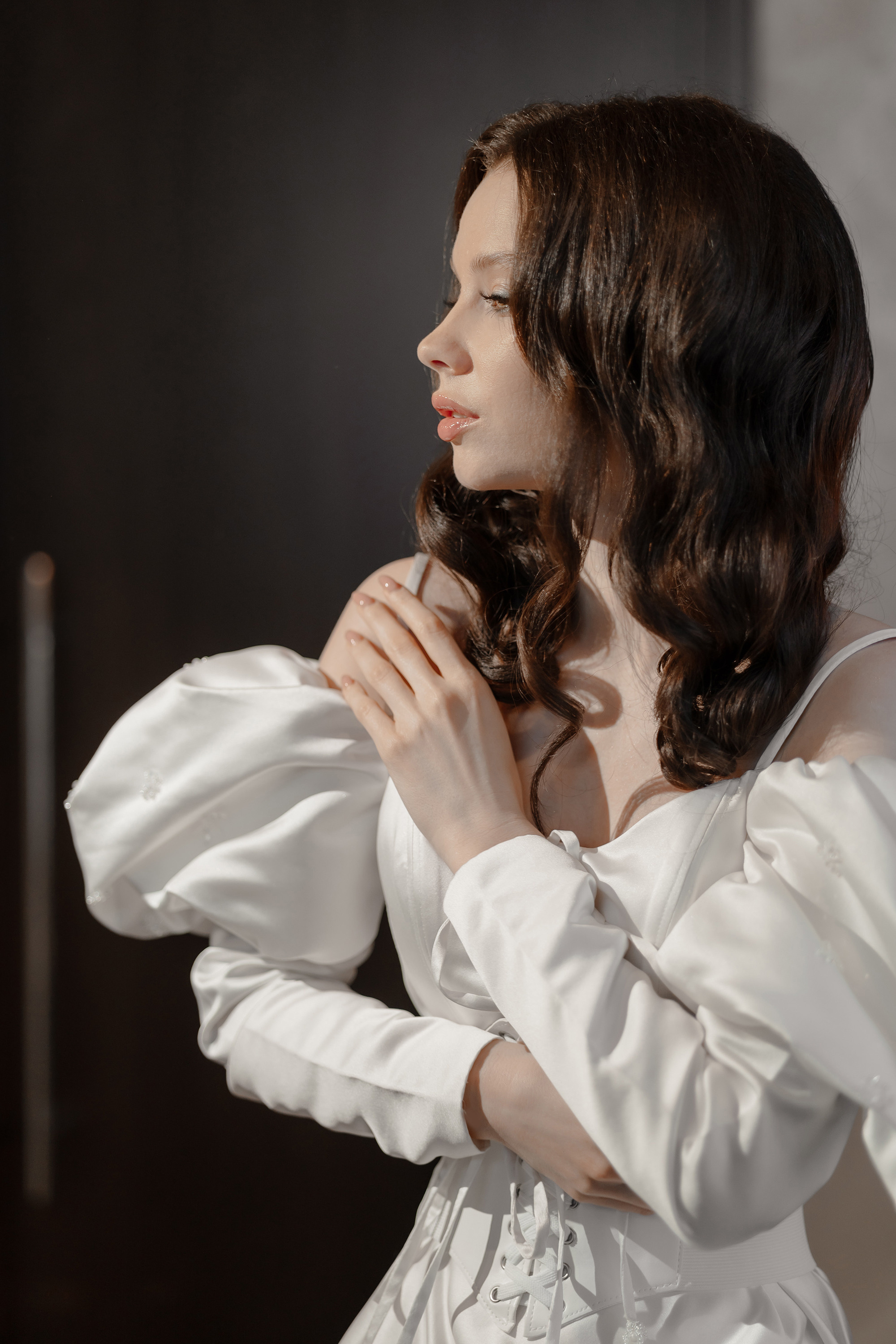 Фотосессия свадьбы на лестнице в Hyatt Regency Moscow Petrovsky Park. Свадебный и семейный фотограф в Москве Светлана Зоткина