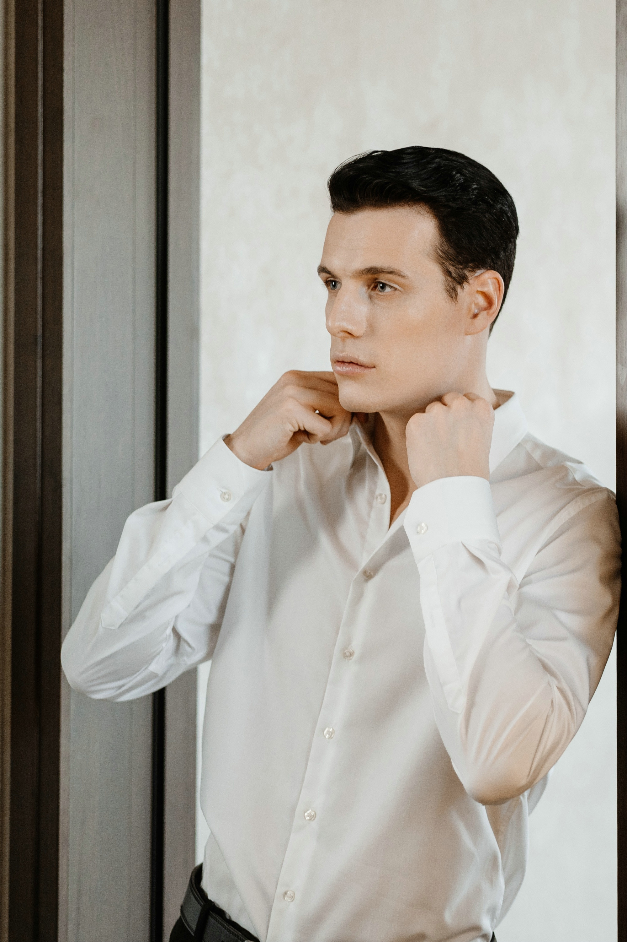 Фотосессия свадьбы на лестнице в Hyatt Regency Moscow Petrovsky Park. Свадебный и семейный фотограф в Москве Светлана Зоткина