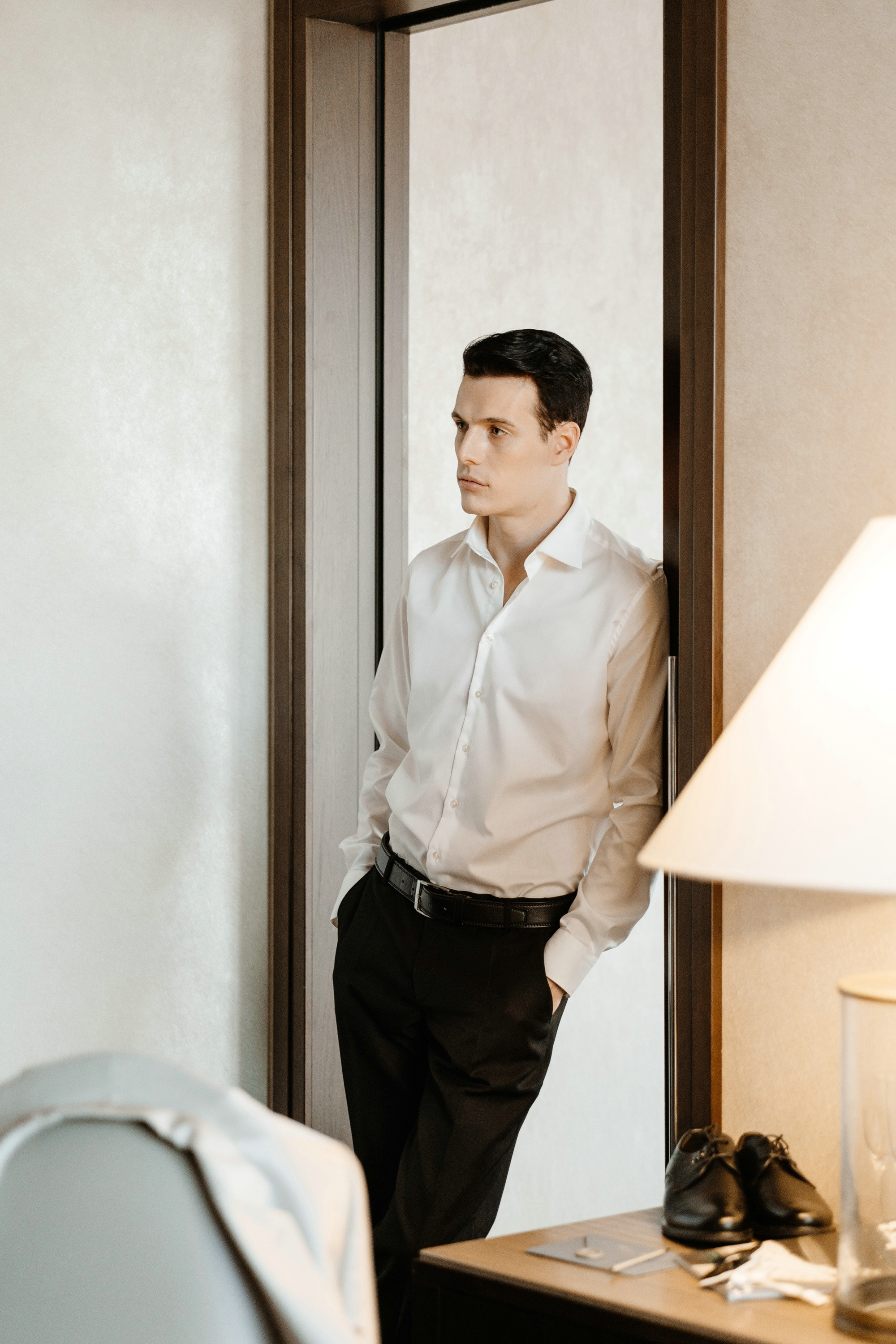 Фотосессия свадьбы на лестнице в Hyatt Regency Moscow Petrovsky Park. Свадебный и семейный фотограф в Москве Светлана Зоткина