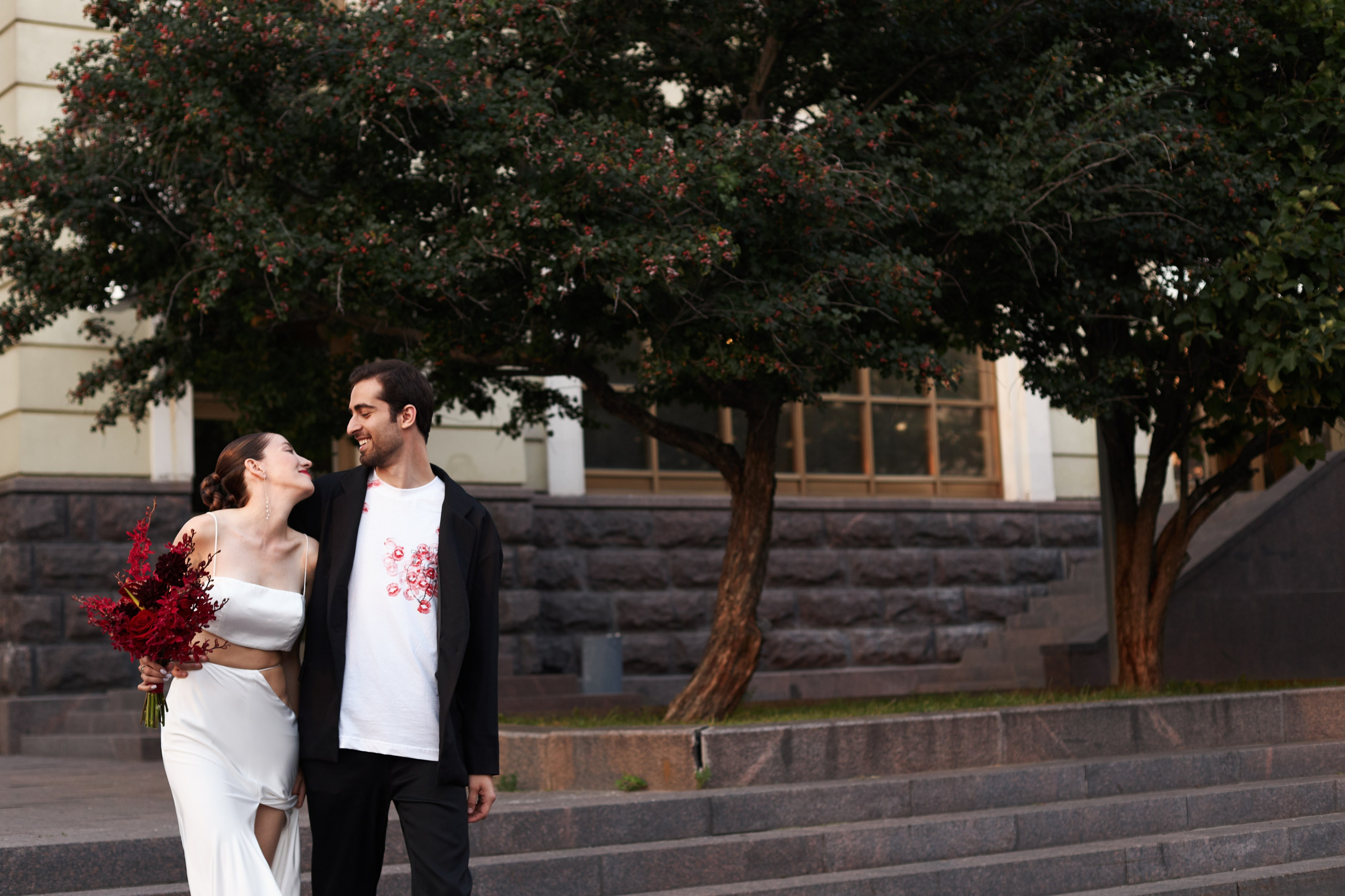 Красное и белое. Свадебный фотограф в Москве Ольга Коржова