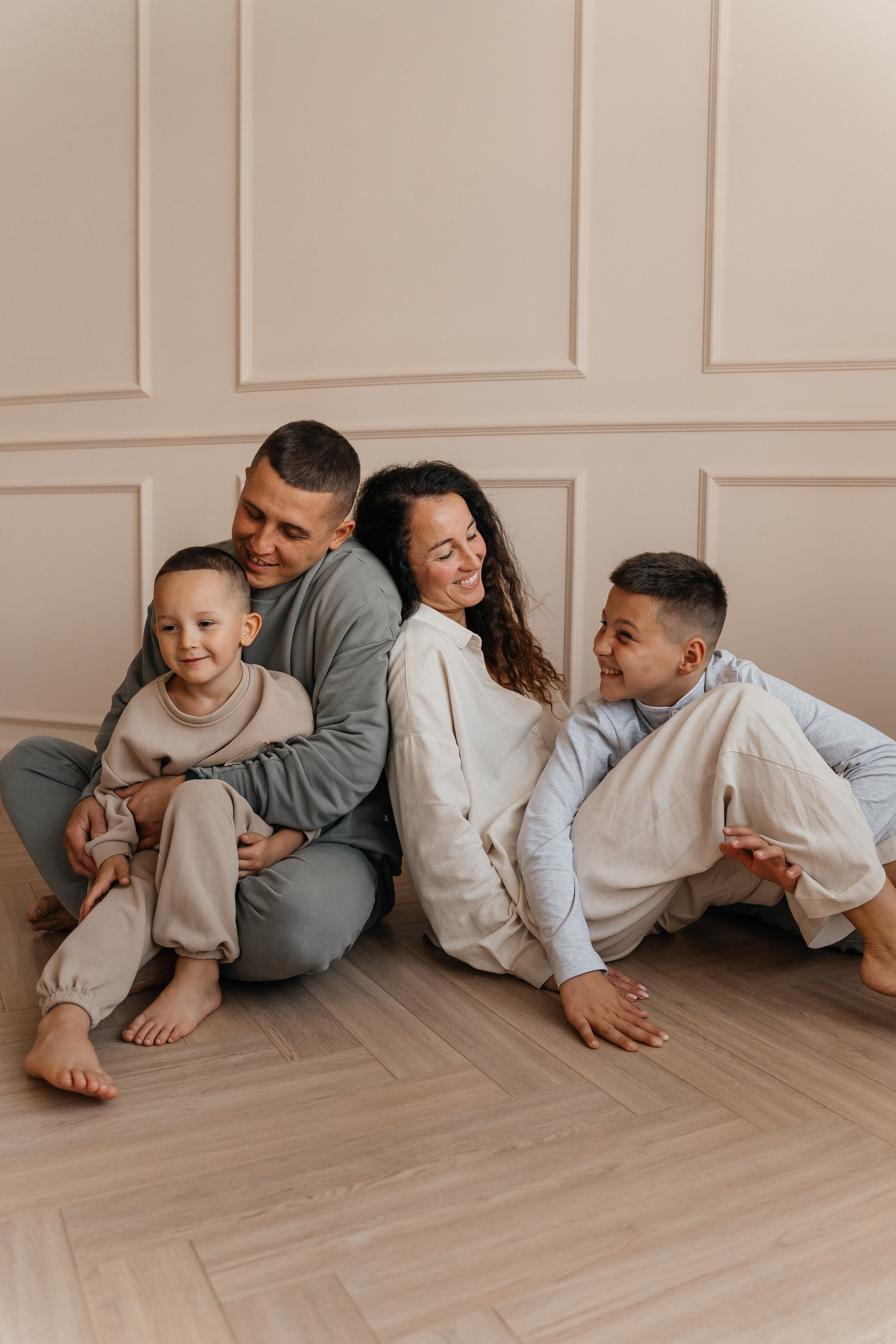 Илья, Вера, Сёма и Дима. Волик Мария