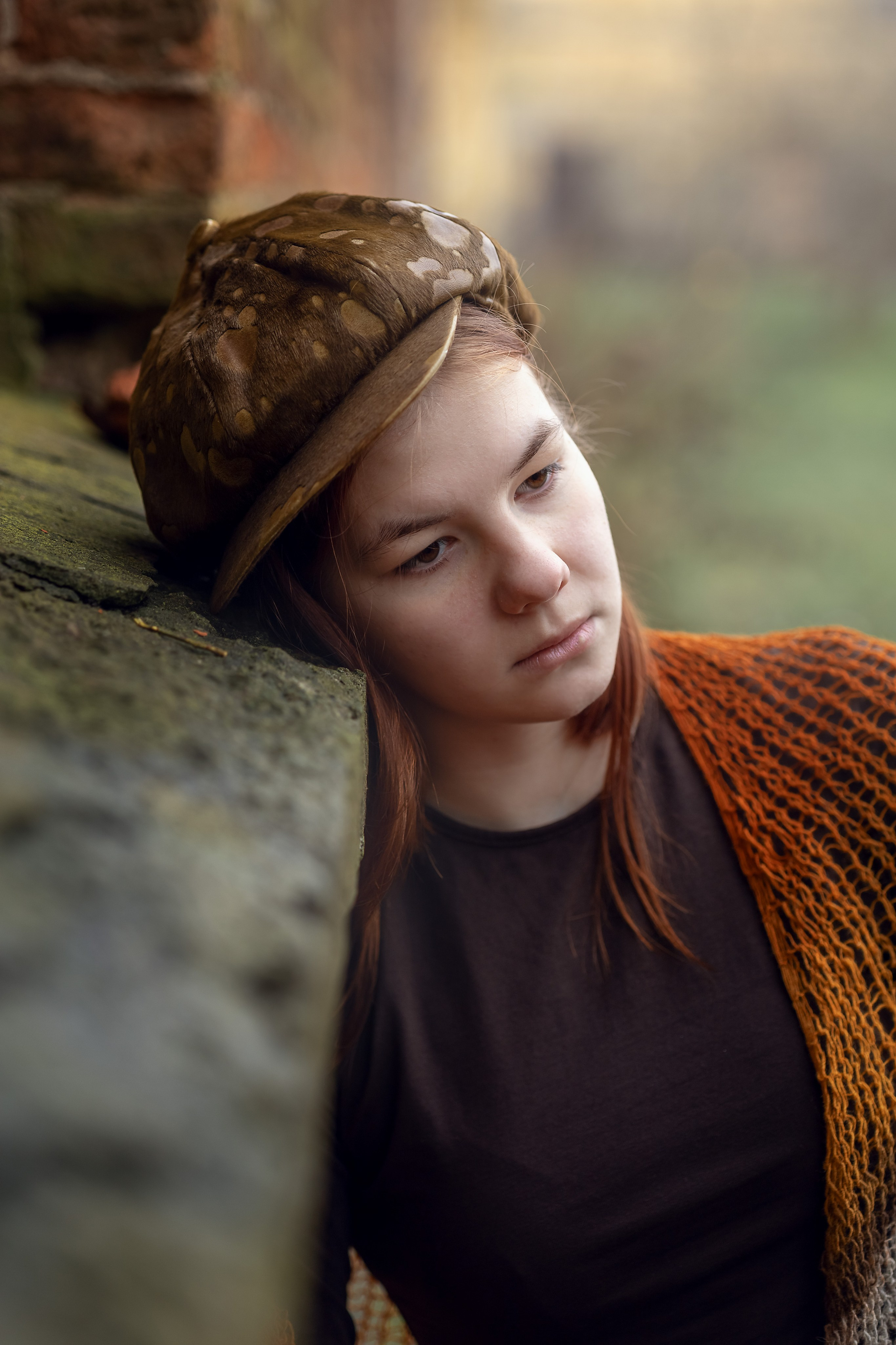 Вика в ноябре. Портретная съемка дома, на улице, в студии