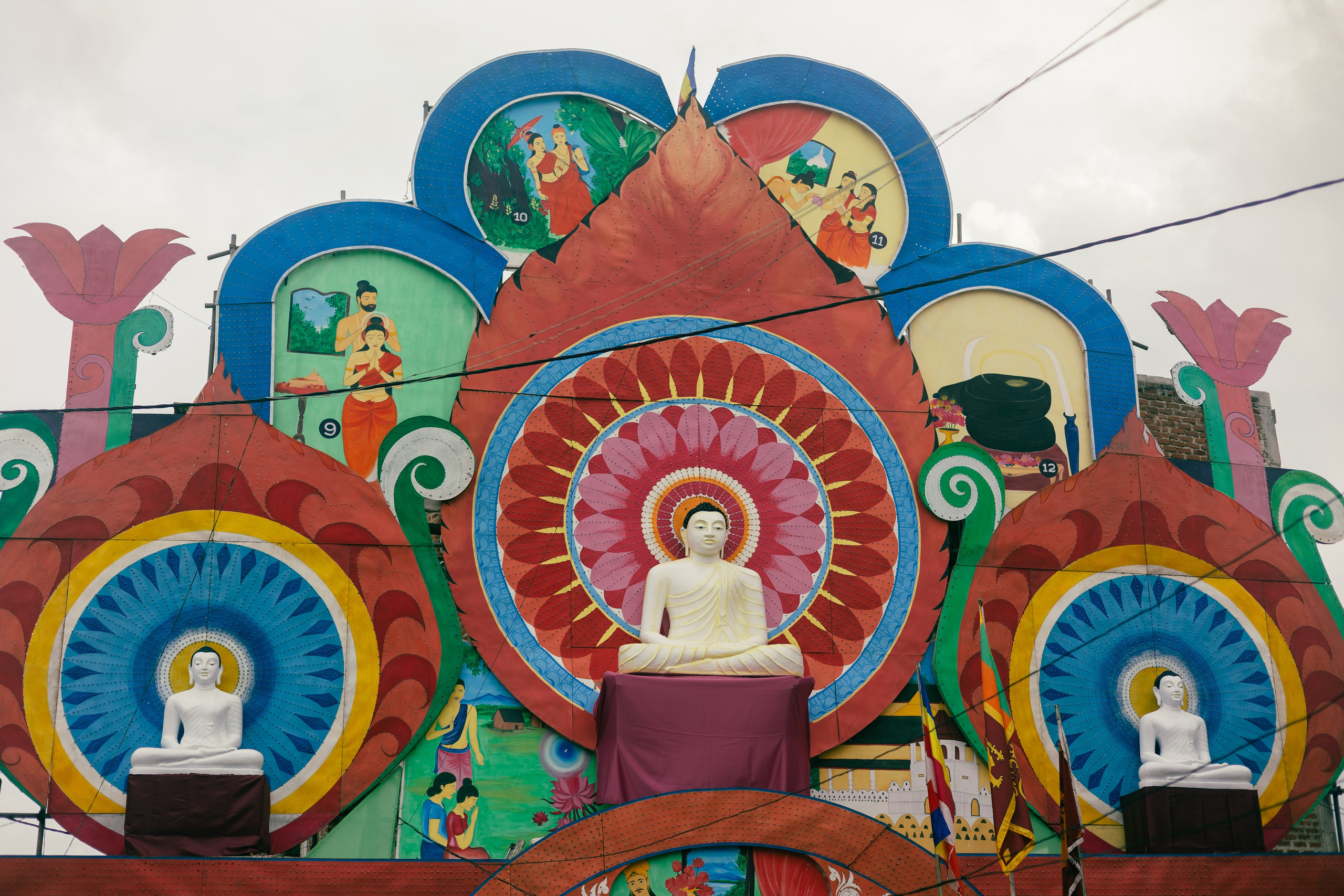 Vesak Poya 2023. Photographer Sonkina Tatiana (Tanya Ash)