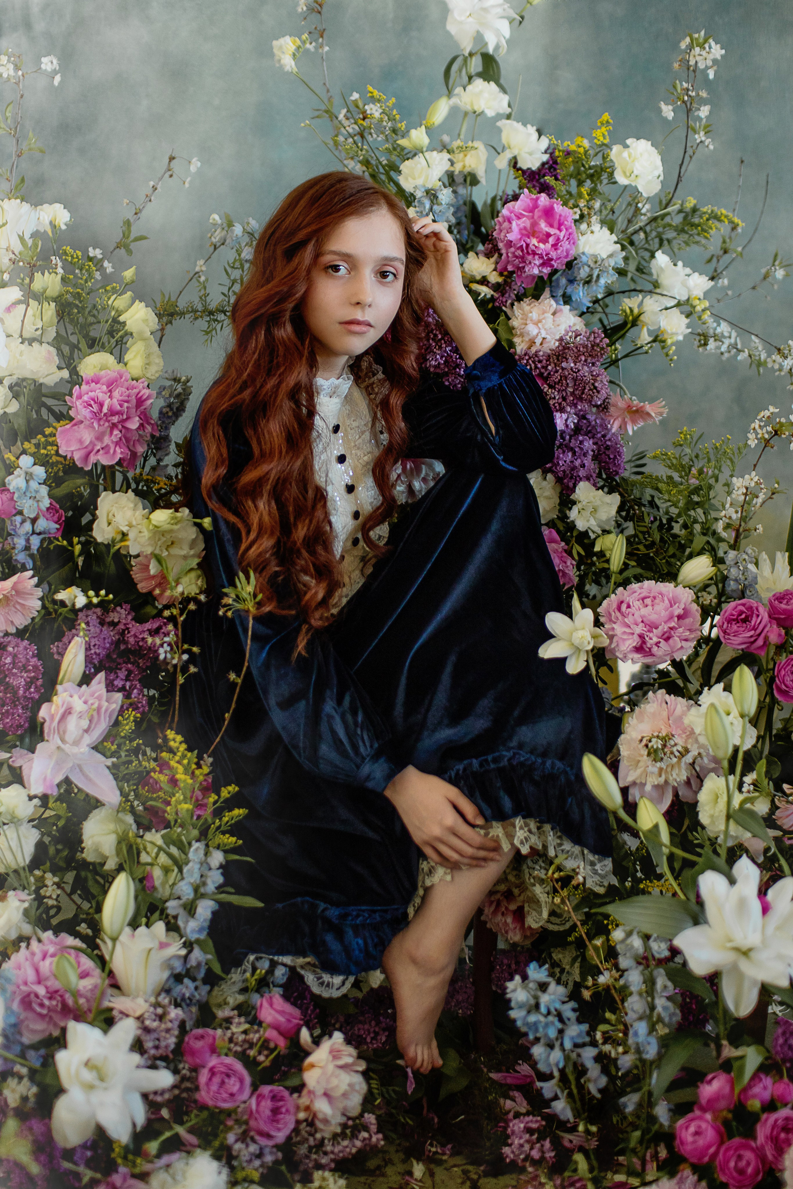 Девушка в цветах