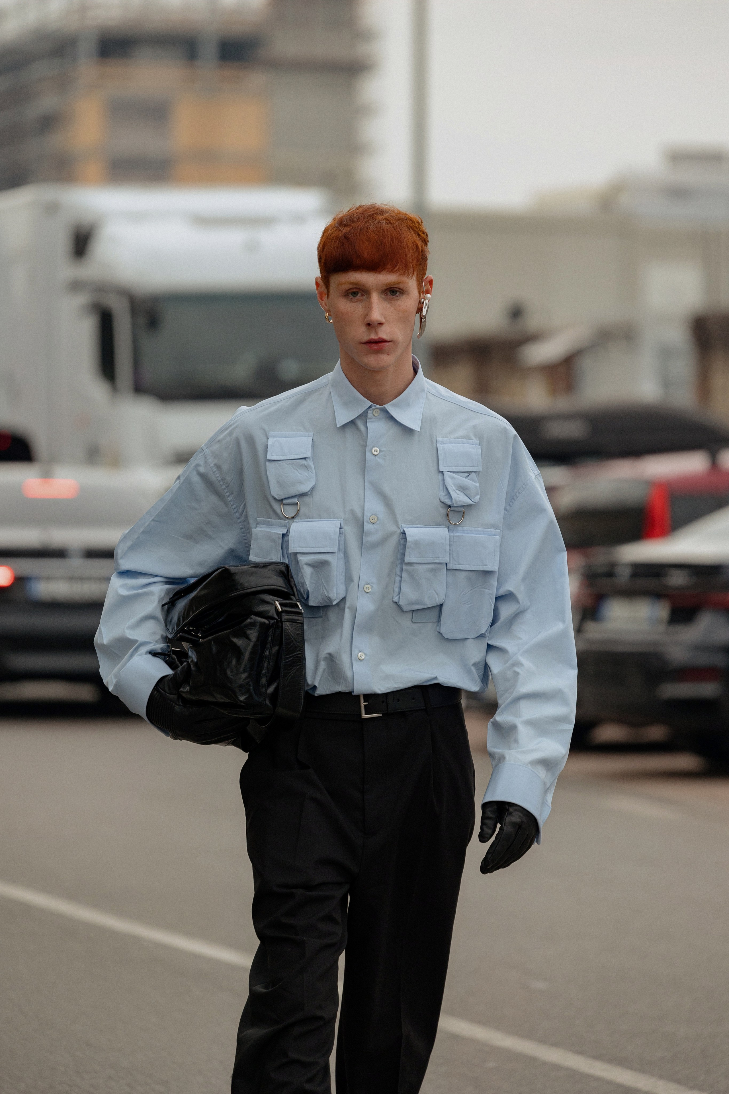 Milan Mens fashion week FW 24/25 PRADA. Photographer in Milan Ivan Goncharov