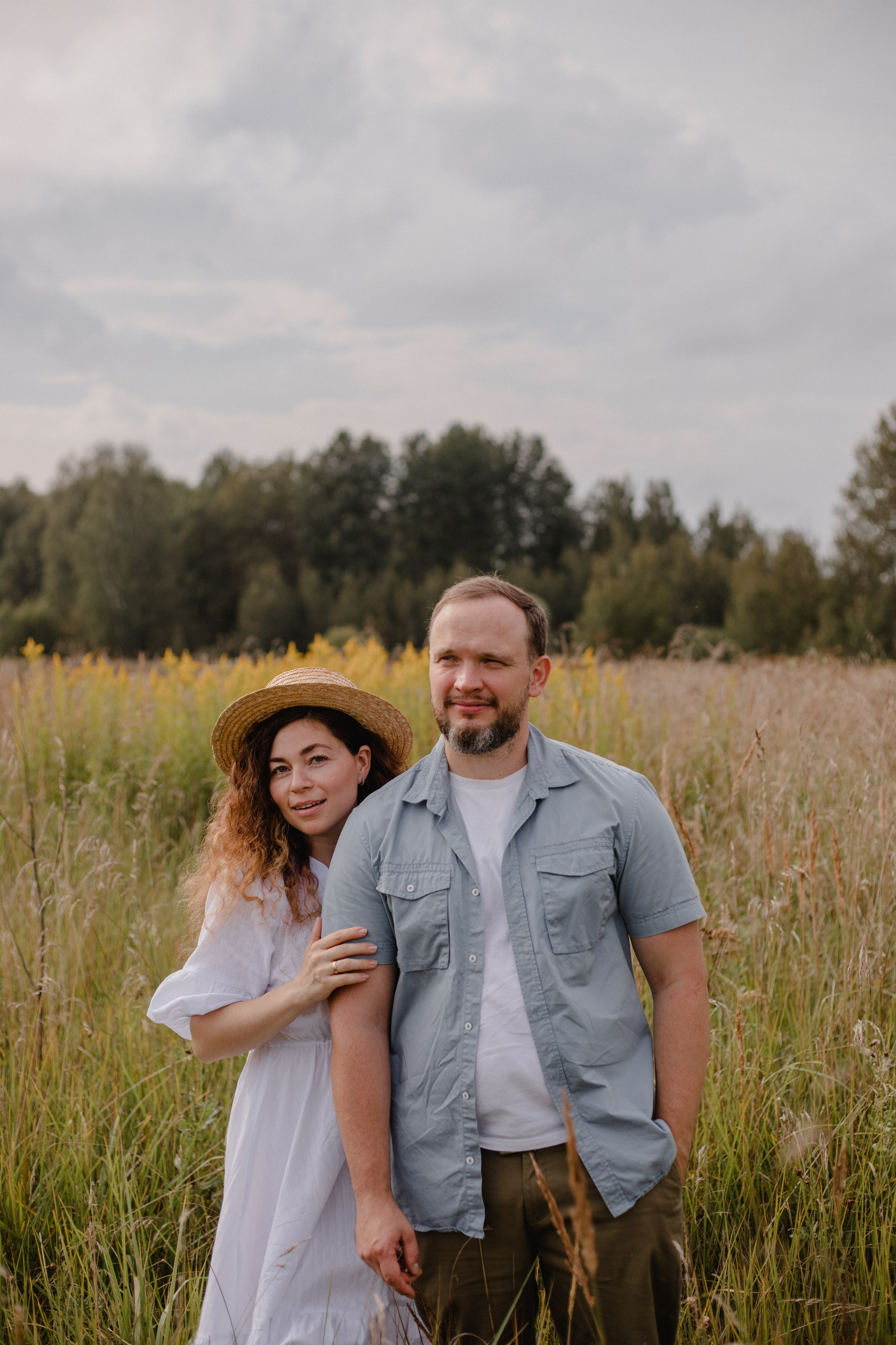 Семейная съёмка в поле