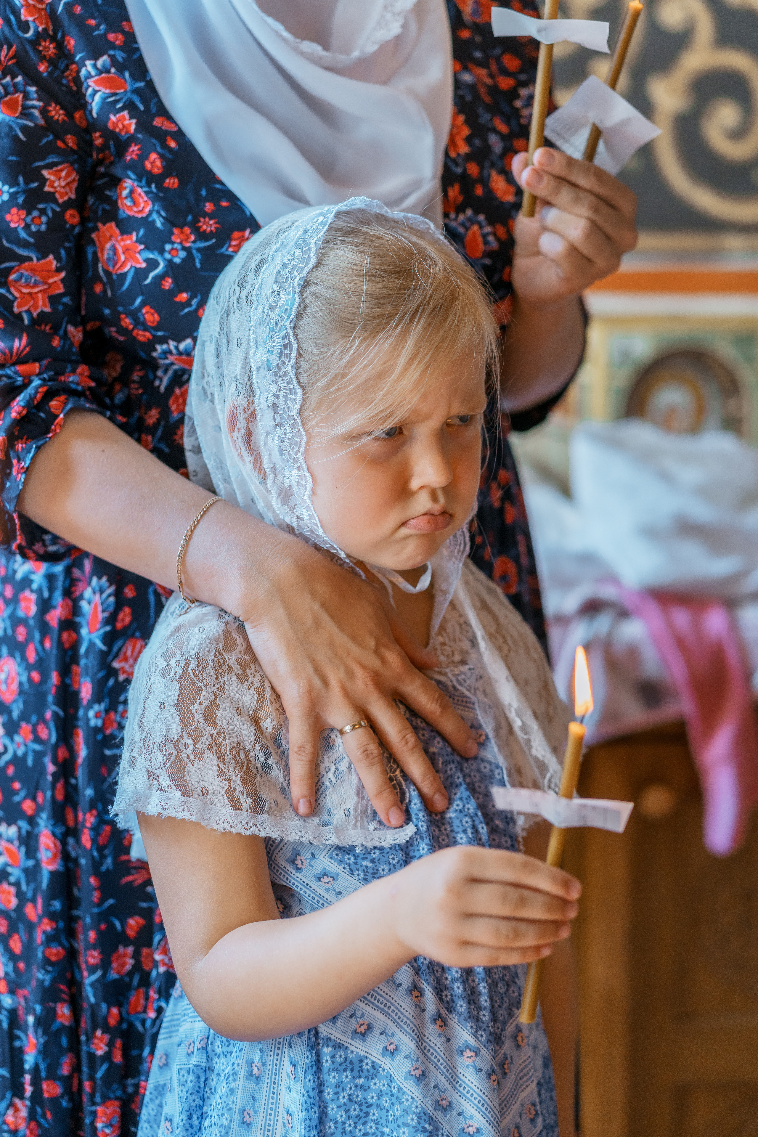 Крещение Ксении. Репотражный и семейный фотограф в Москве Герлинг Радмила
