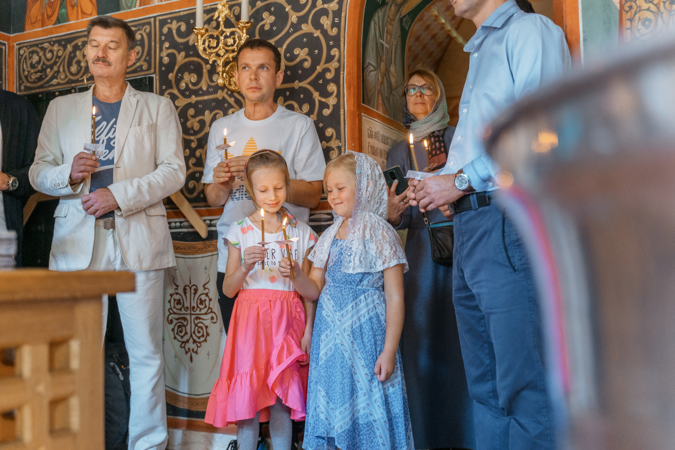 Крещение Ксении. Репотражный и семейный фотограф в Москве Герлинг Радмила