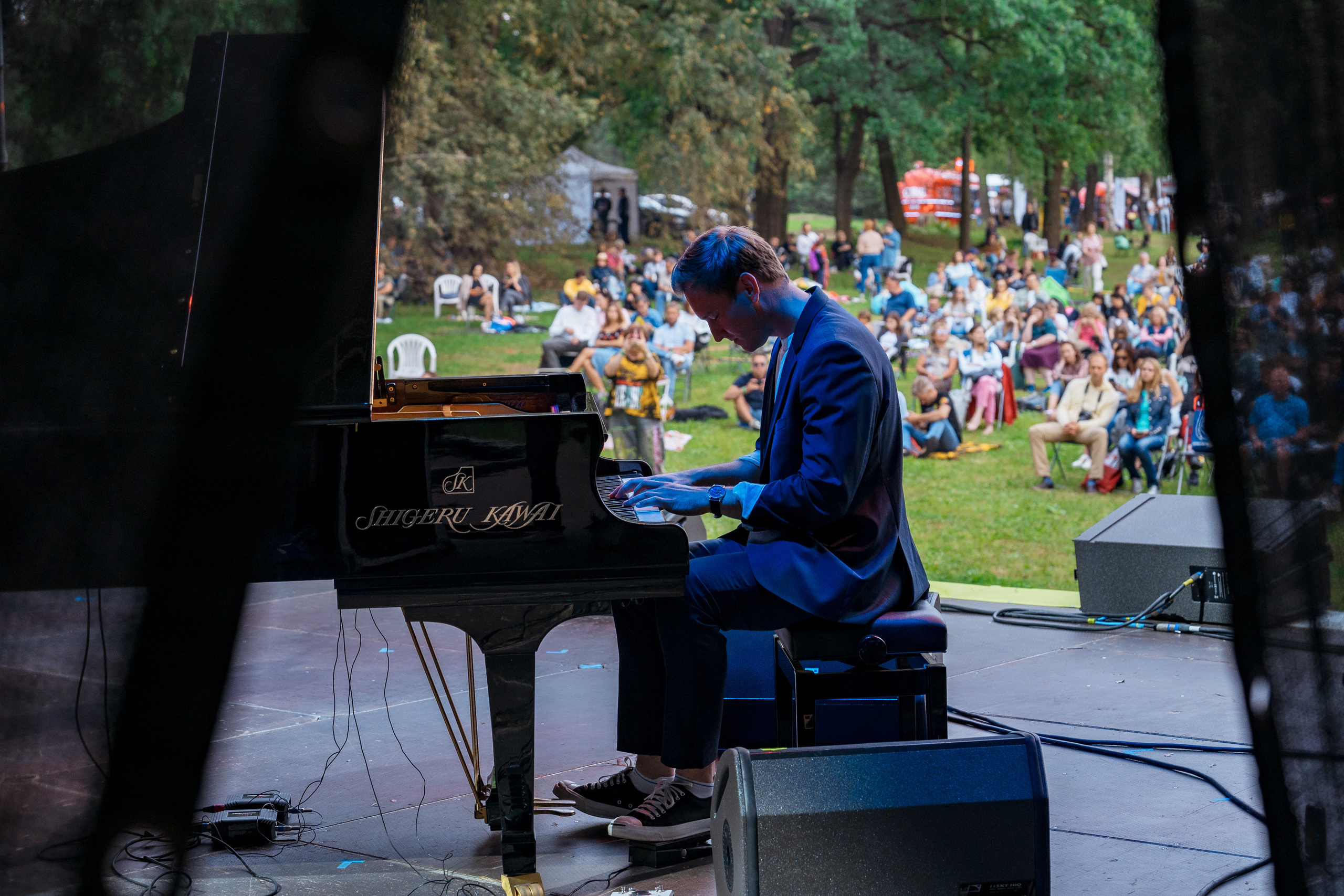 Джазовый фестиваль в Ленинских горках. Репотражный и семейный фотограф в Москве Герлинг Радмила