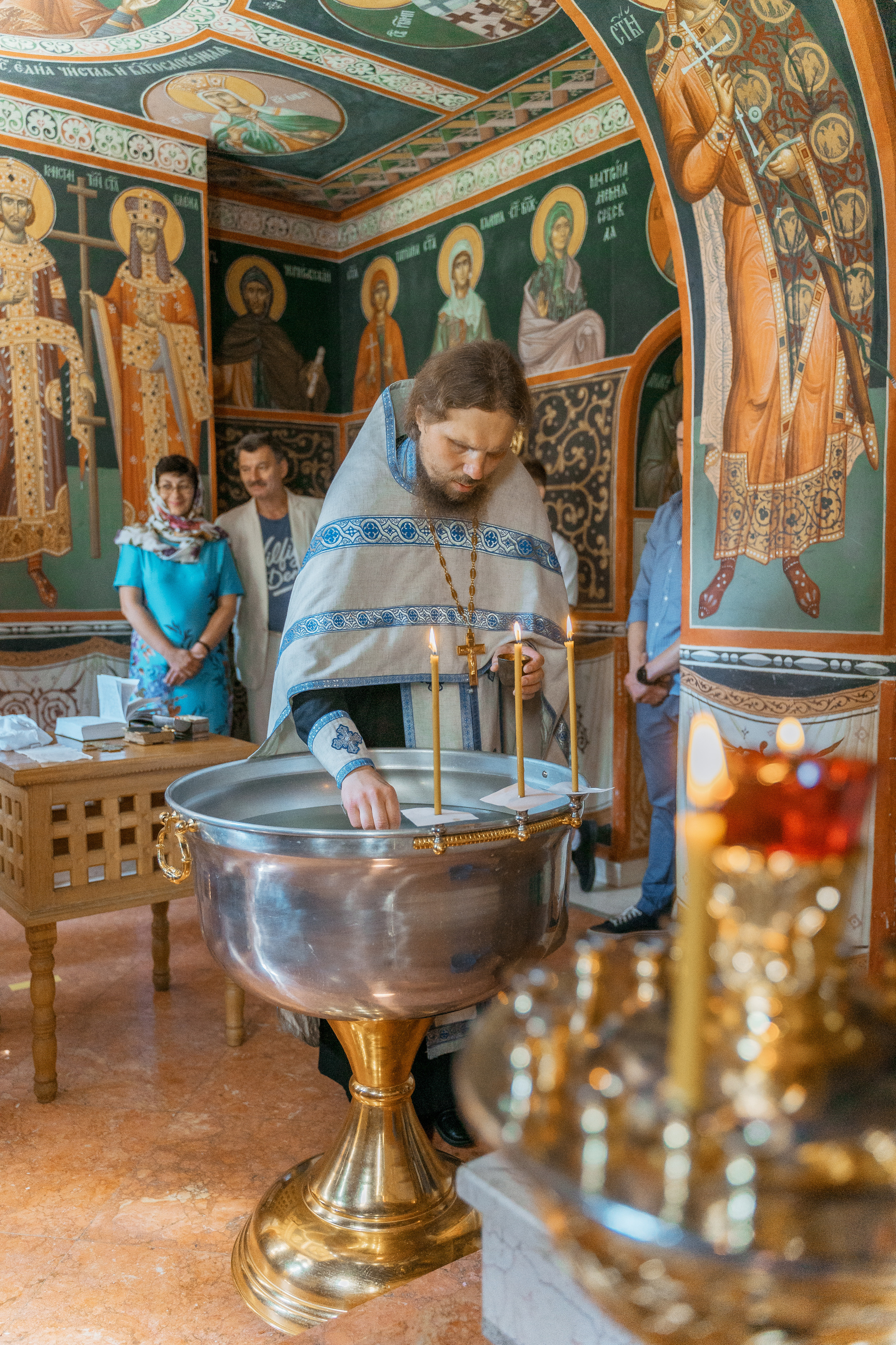 Крещение Ксении. Репотражный и семейный фотограф в Москве Герлинг Радмила