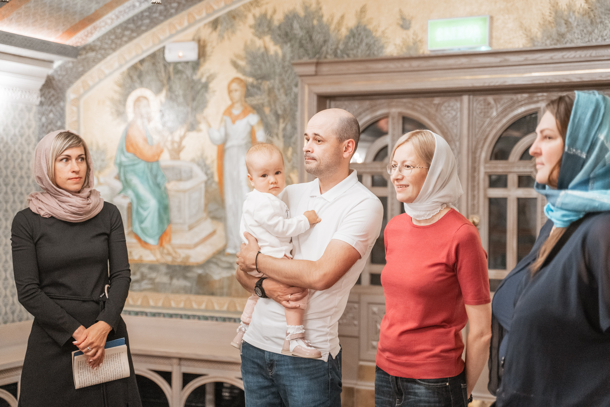 Крещение Ники. Репотражный и семейный фотограф в Москве Герлинг Радмила