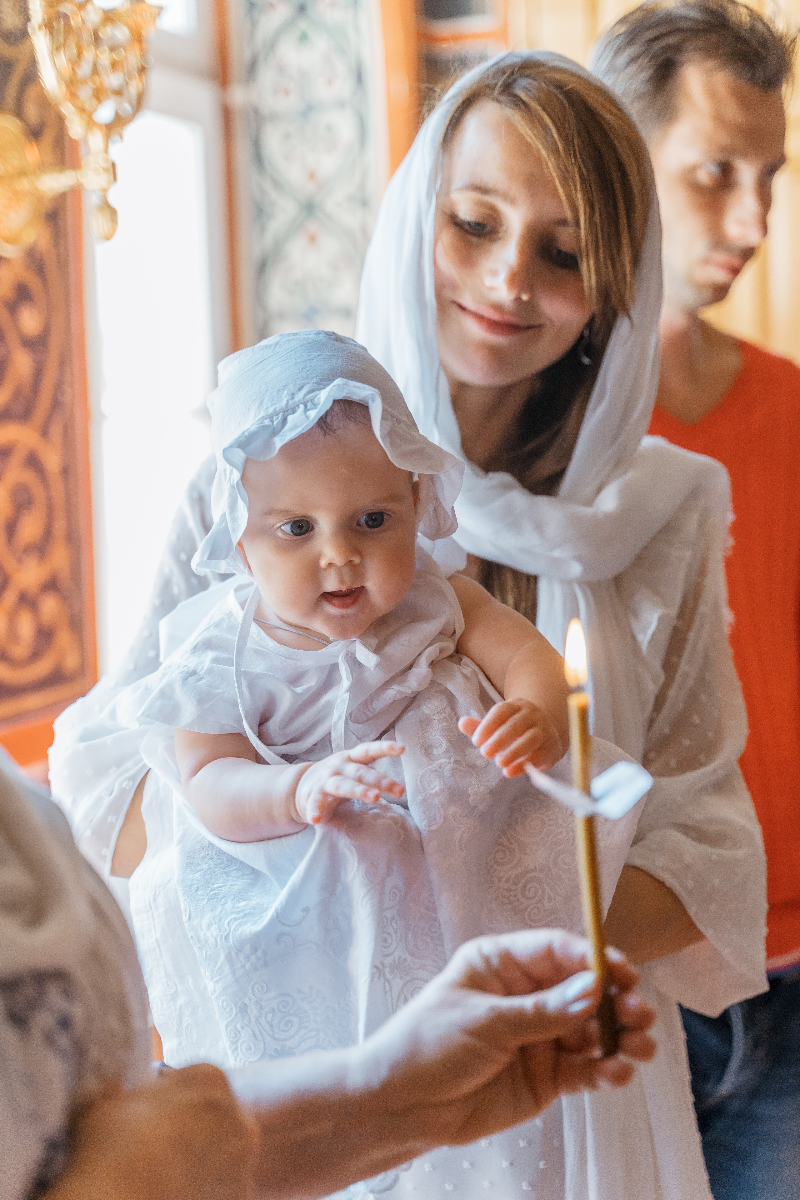 Крещение Ксении. Репотражный и семейный фотограф в Москве Герлинг Радмила