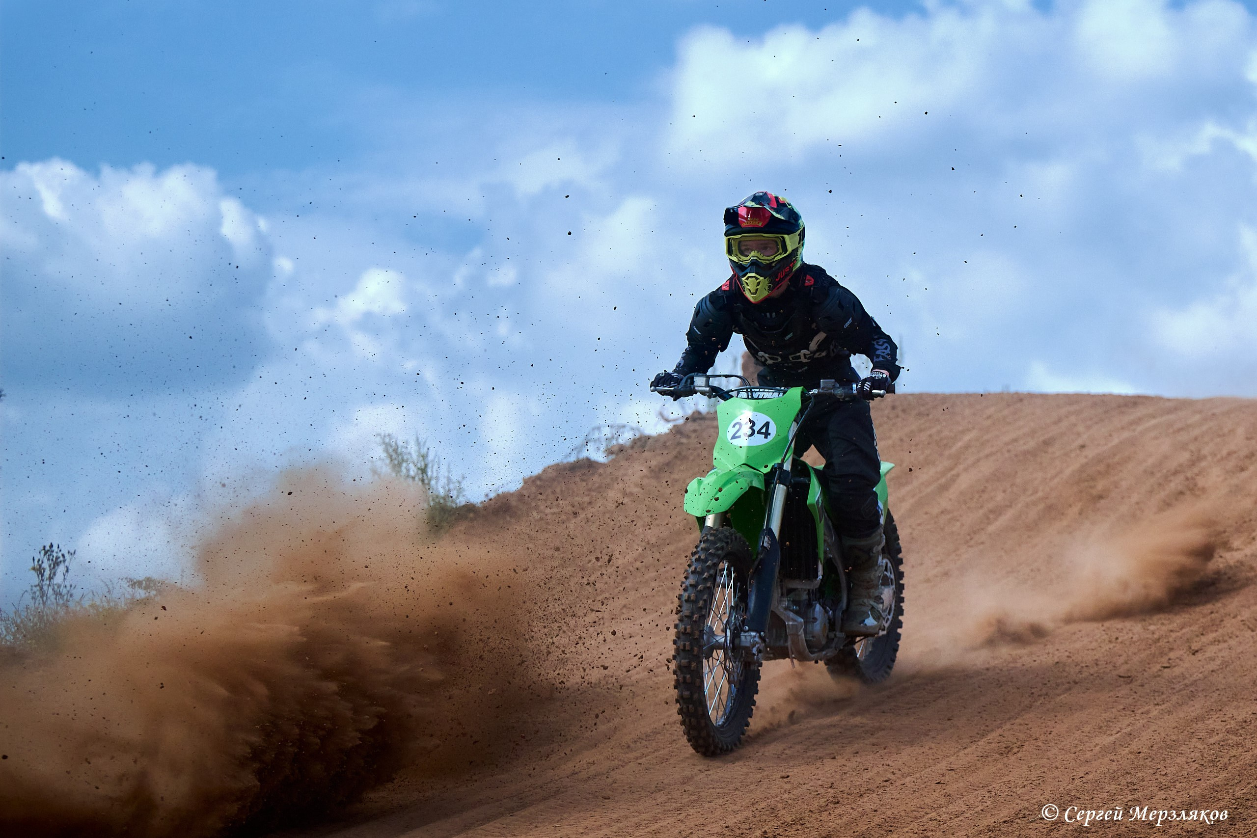 Мотокросс. Орловское. Ижевск. 25.08.2024. Спортивный репортажный фотограф в Ижевске Сергей Мерзляков
