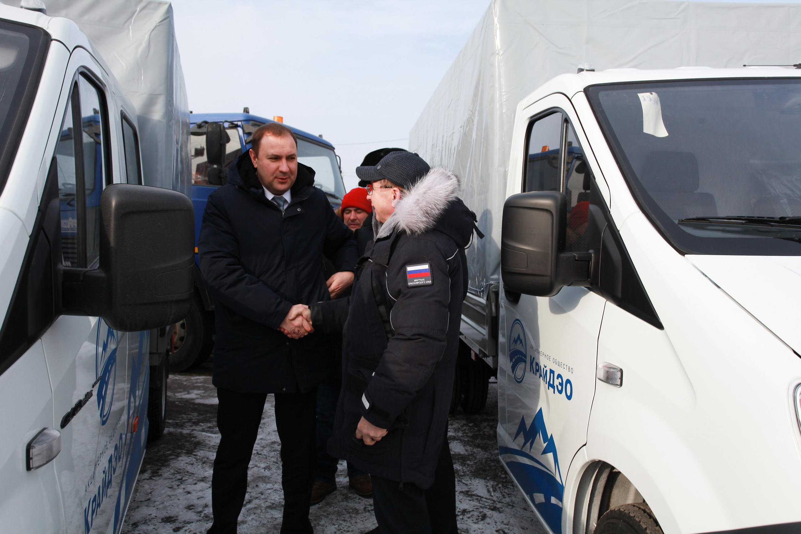 Вручение автотехники КрайДЭО. Фотограф Дарья Локотко в Красноярске