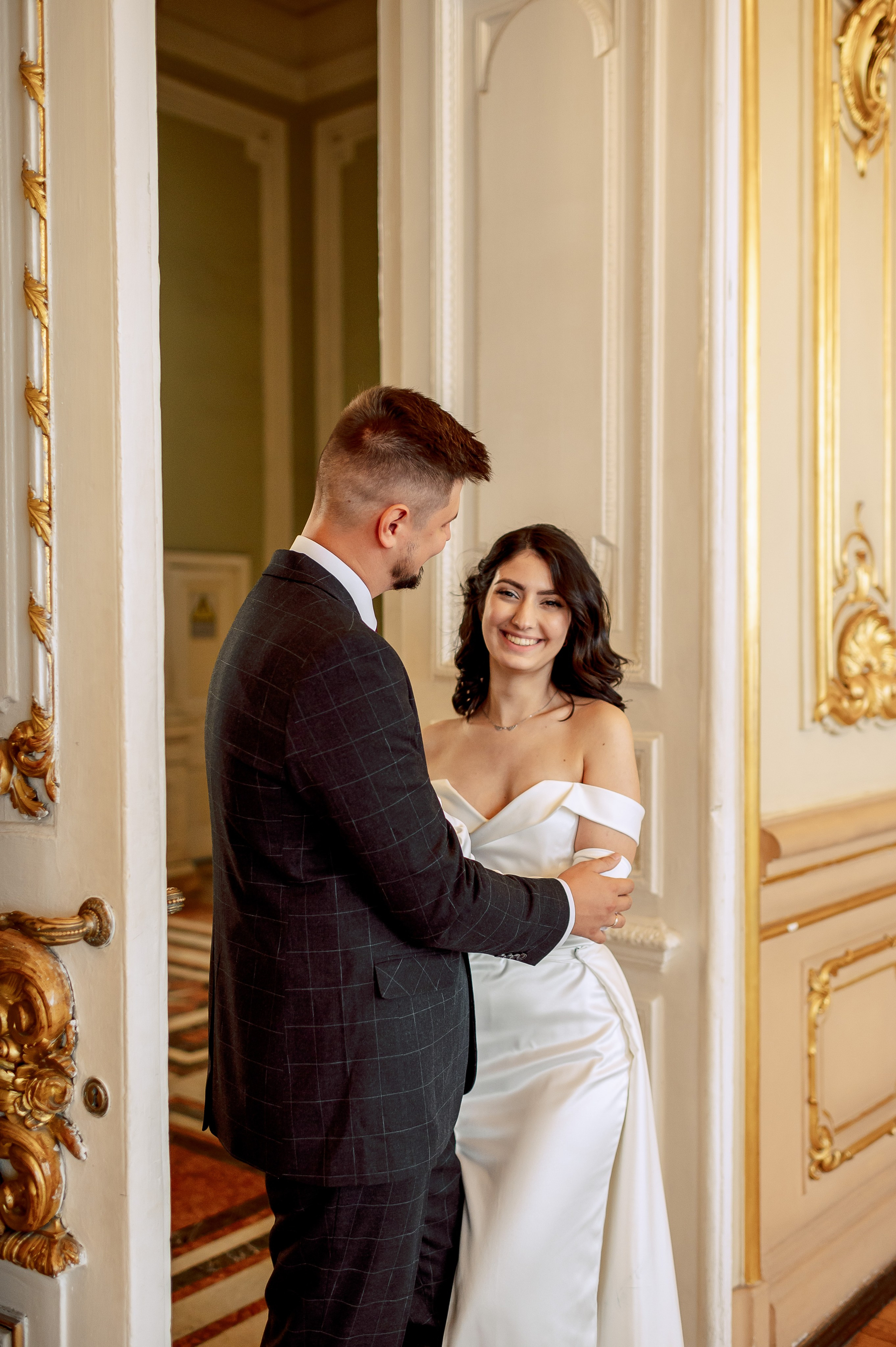 Камерная свадьба в Первом Дворце Бракосочетания №1 на Английской набережной Яны и Евгения. Портретный, семейный и свадебный фотограф в Санкт-Петербурге и в Пушкине Ширяев Денис