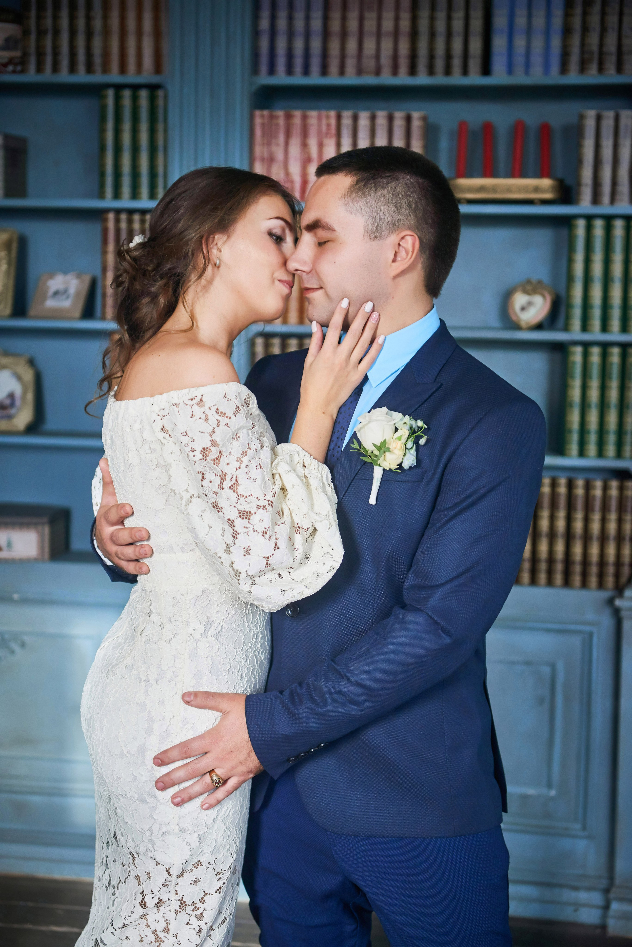 Свадебная фотосессия в студии. Портретный, семейный и свадебный фотограф в Санкт-Петербурге и в Пушкине Ширяев Денис