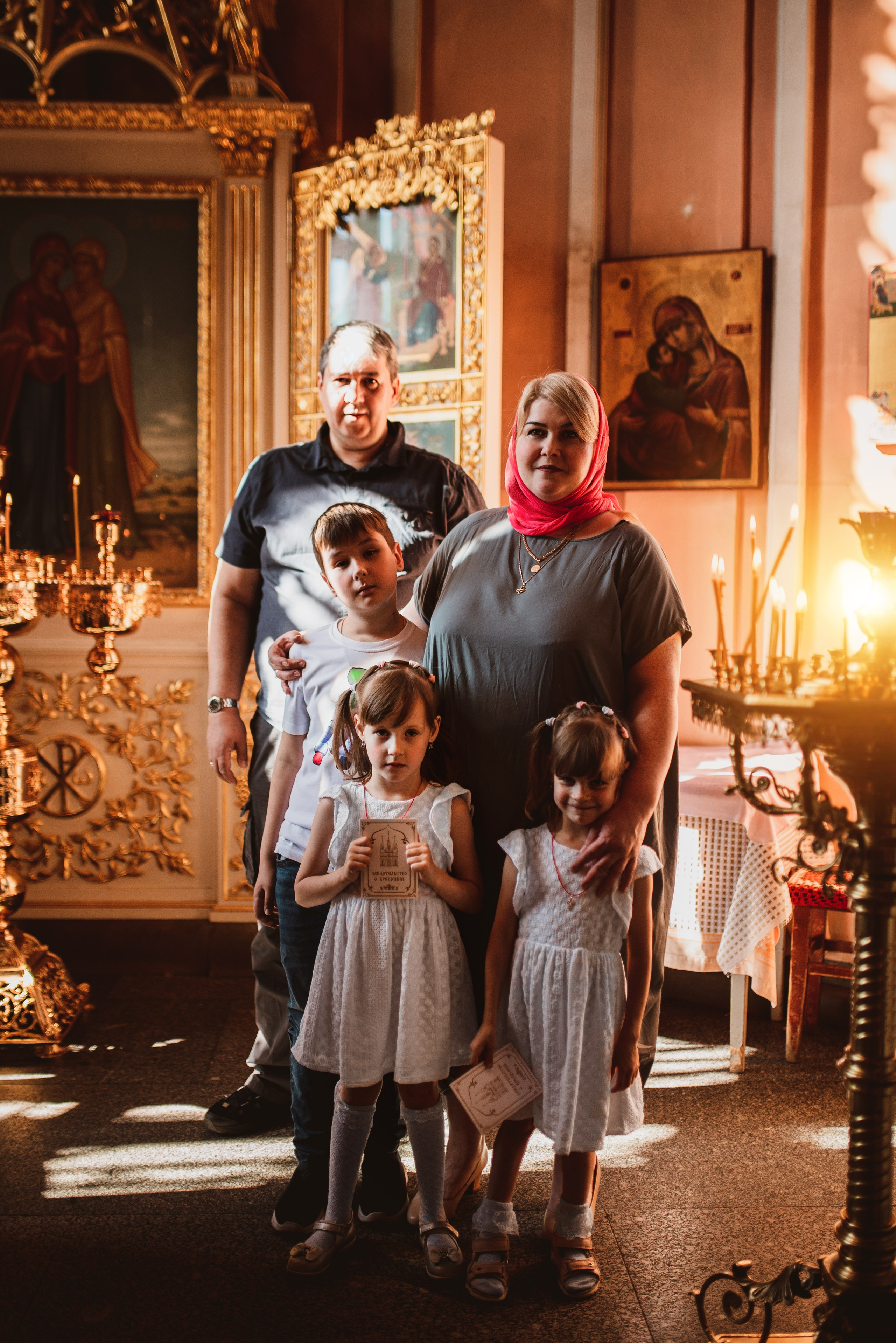 Крещение. Двойняшки. Семейный и детский фотограф в Санкт-Петербурге Светлана Юрьева
