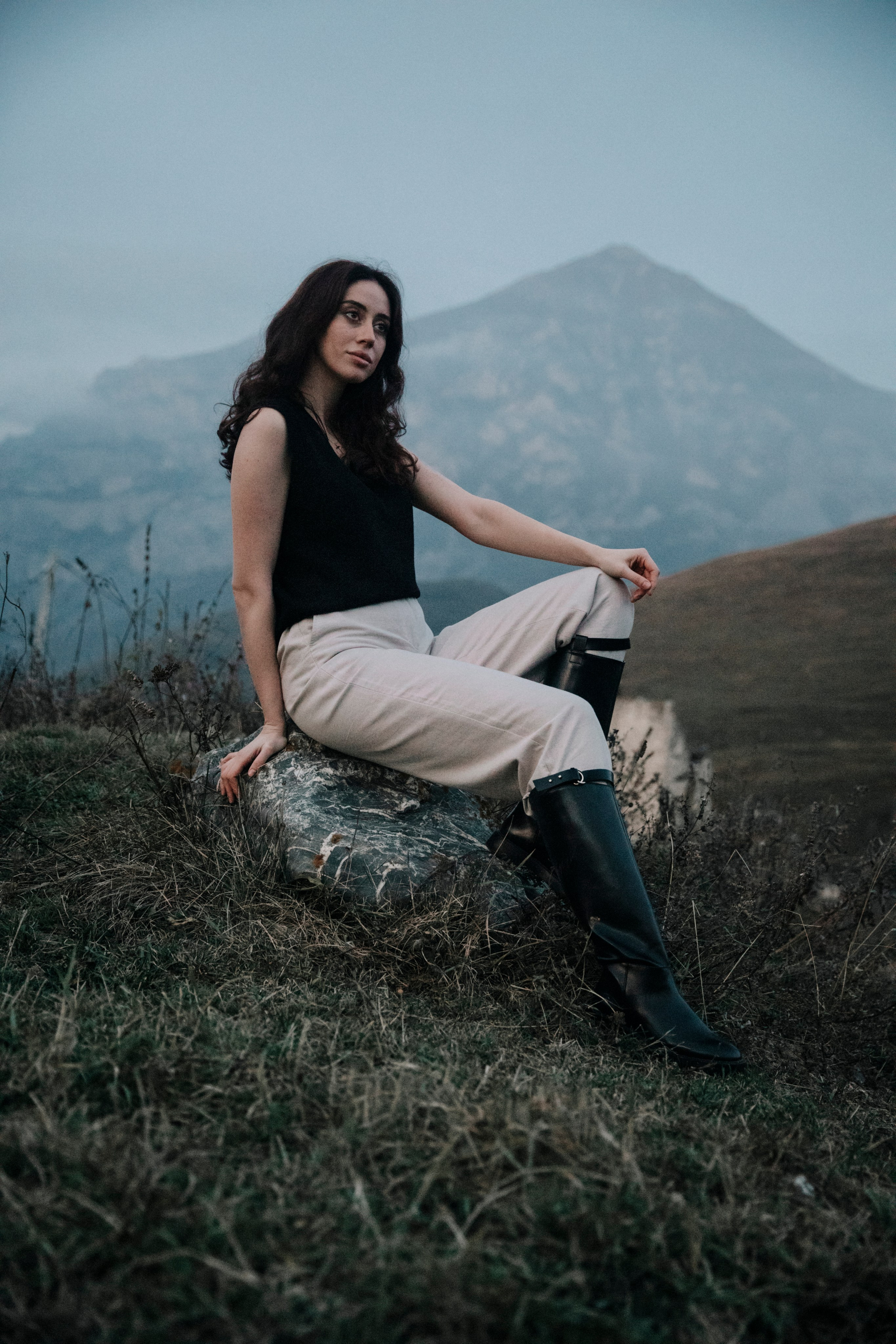 Фотосессия в горах, Северная Осетия, Алания, фотосессия с лошадью, фотосессия, Даргавс