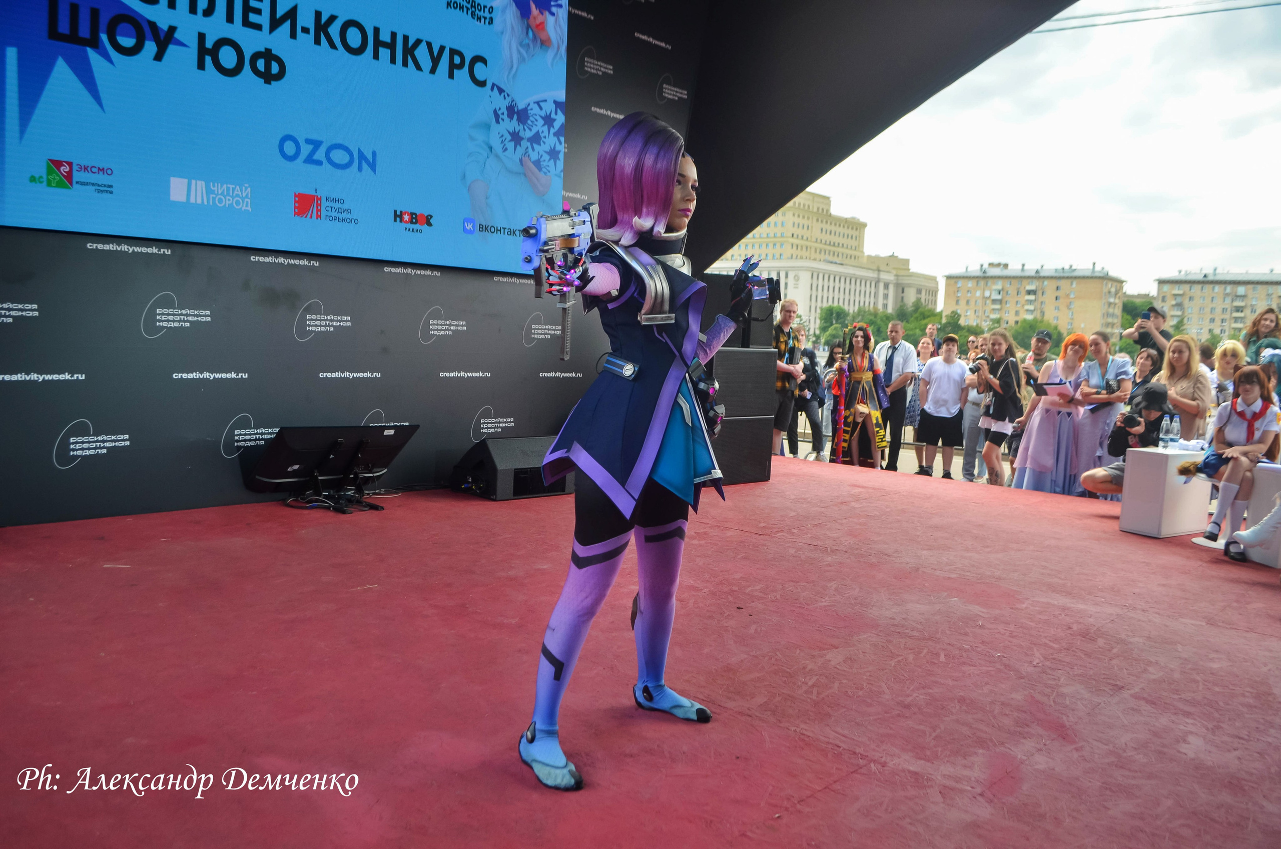 Фотосессия в Парке Горького на Лидеры молодого контента