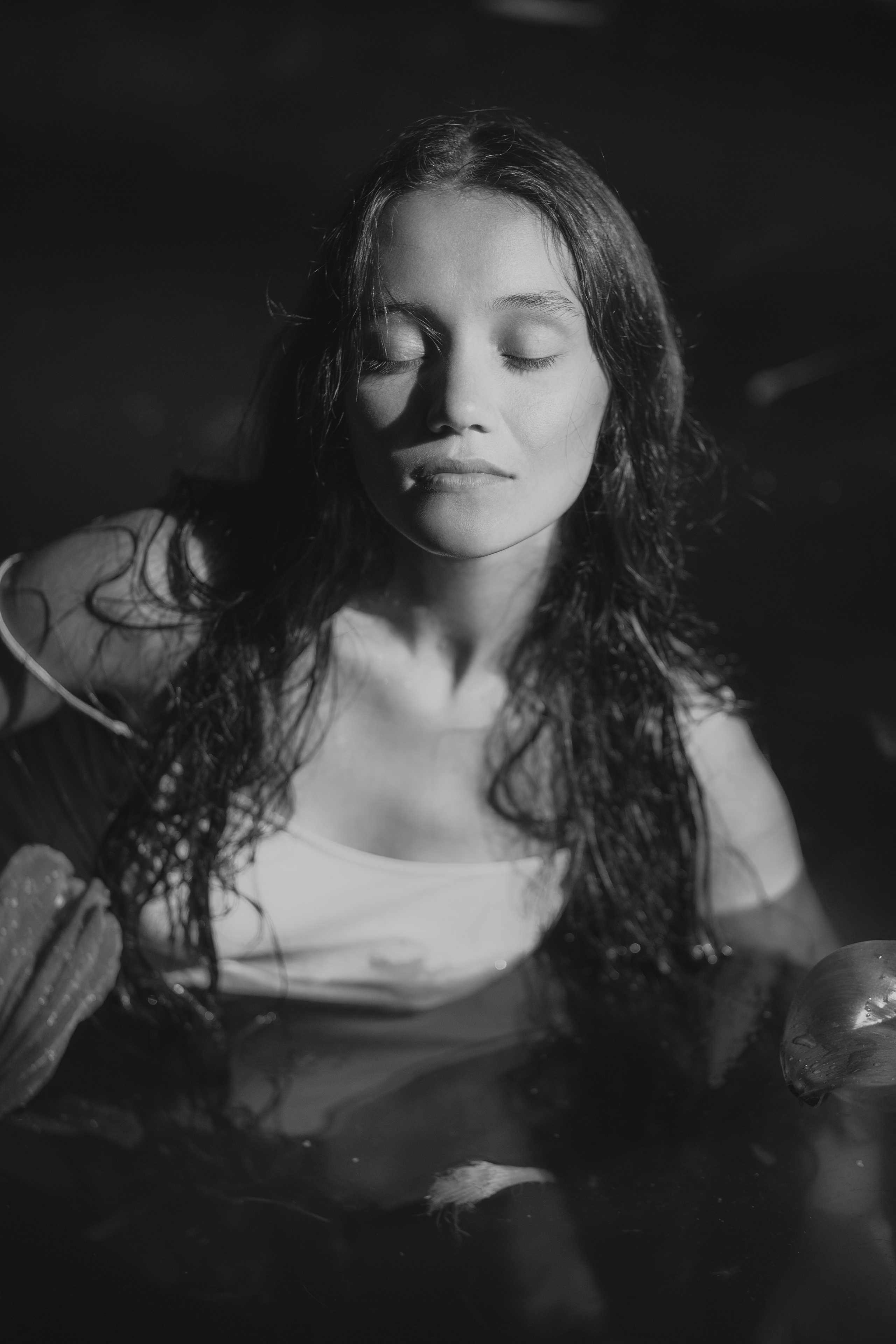 Татьяна в кувшинках. Фотограф в Новосибирске Краснова Евгения