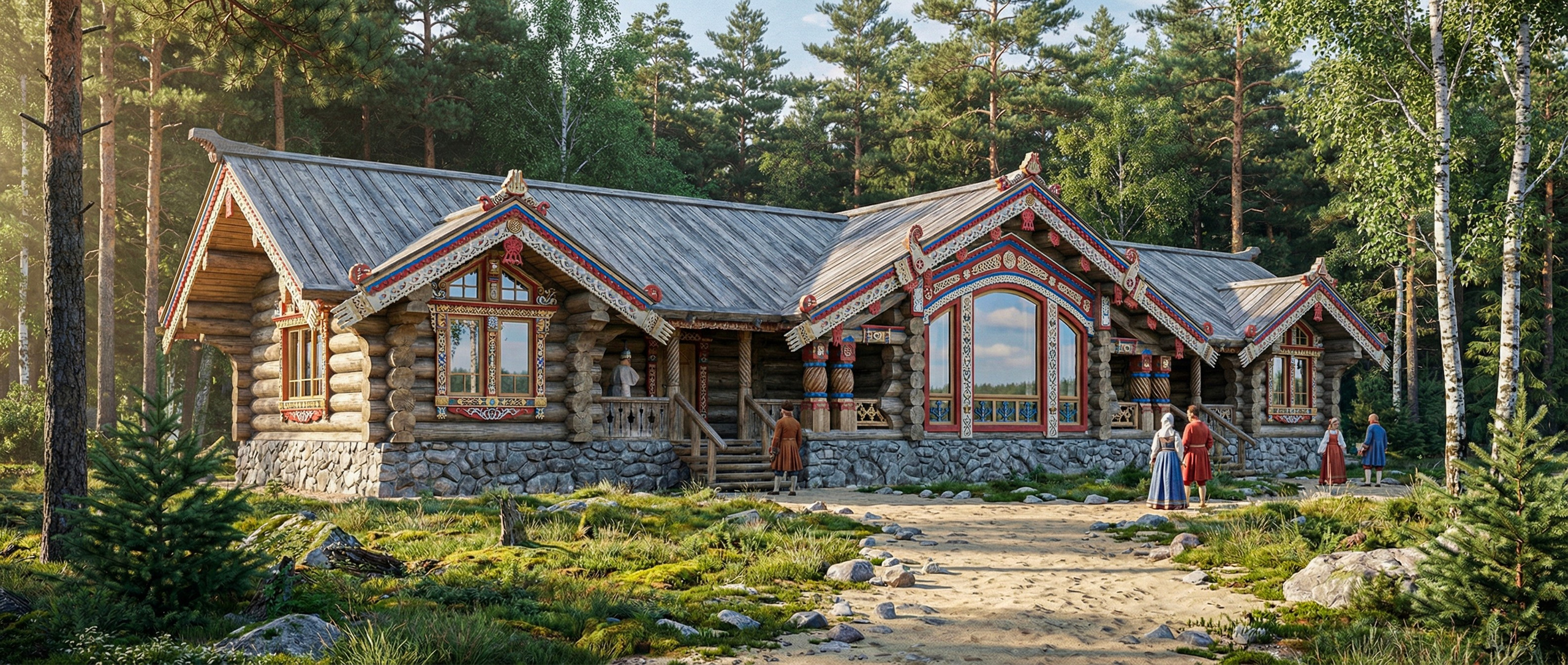 Царская баня, 500 м². Архитектор Касаткин и Партнёры