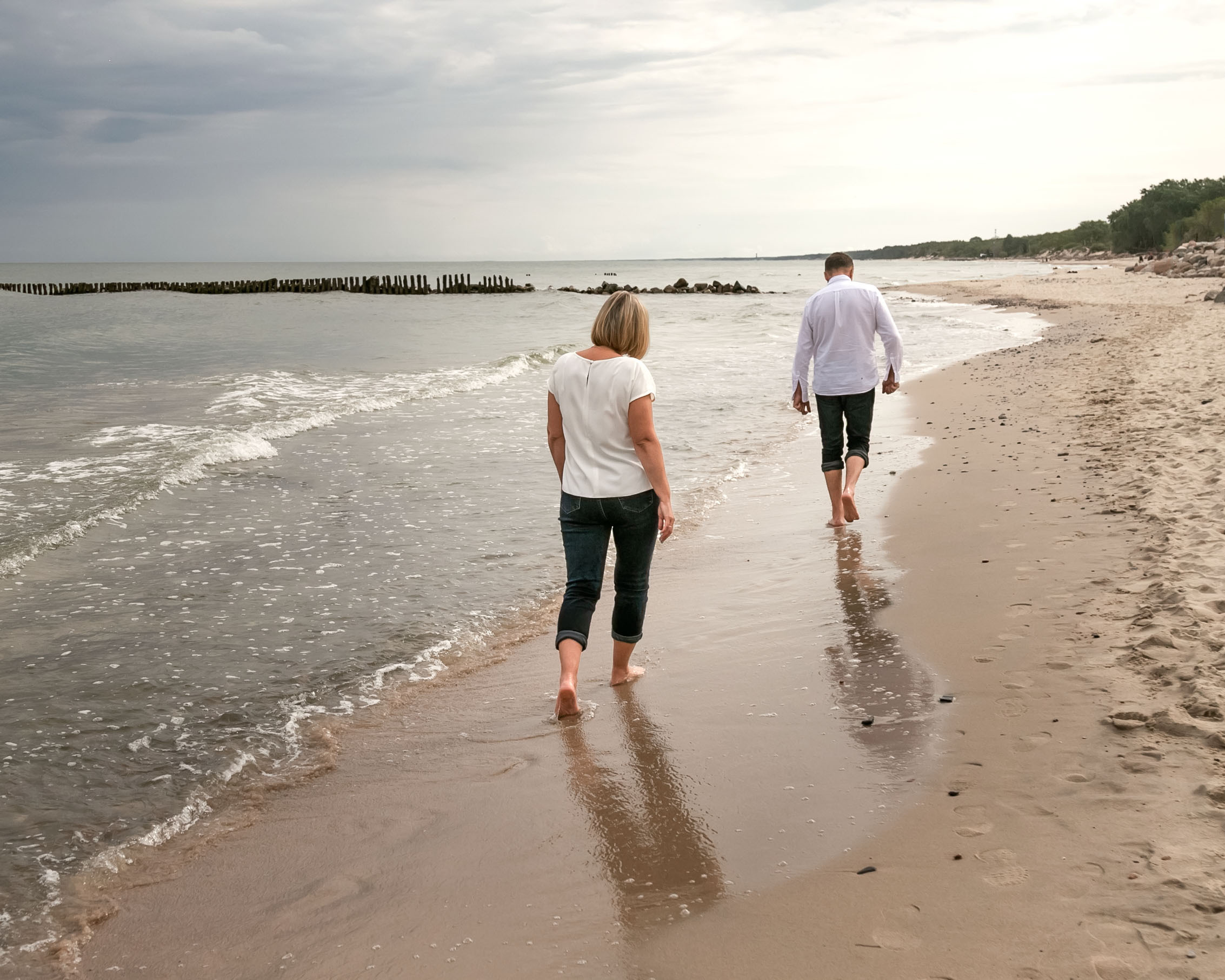 Парная фотосъёмка у моря. Фотограф Зеленоградск Лиана Сопина