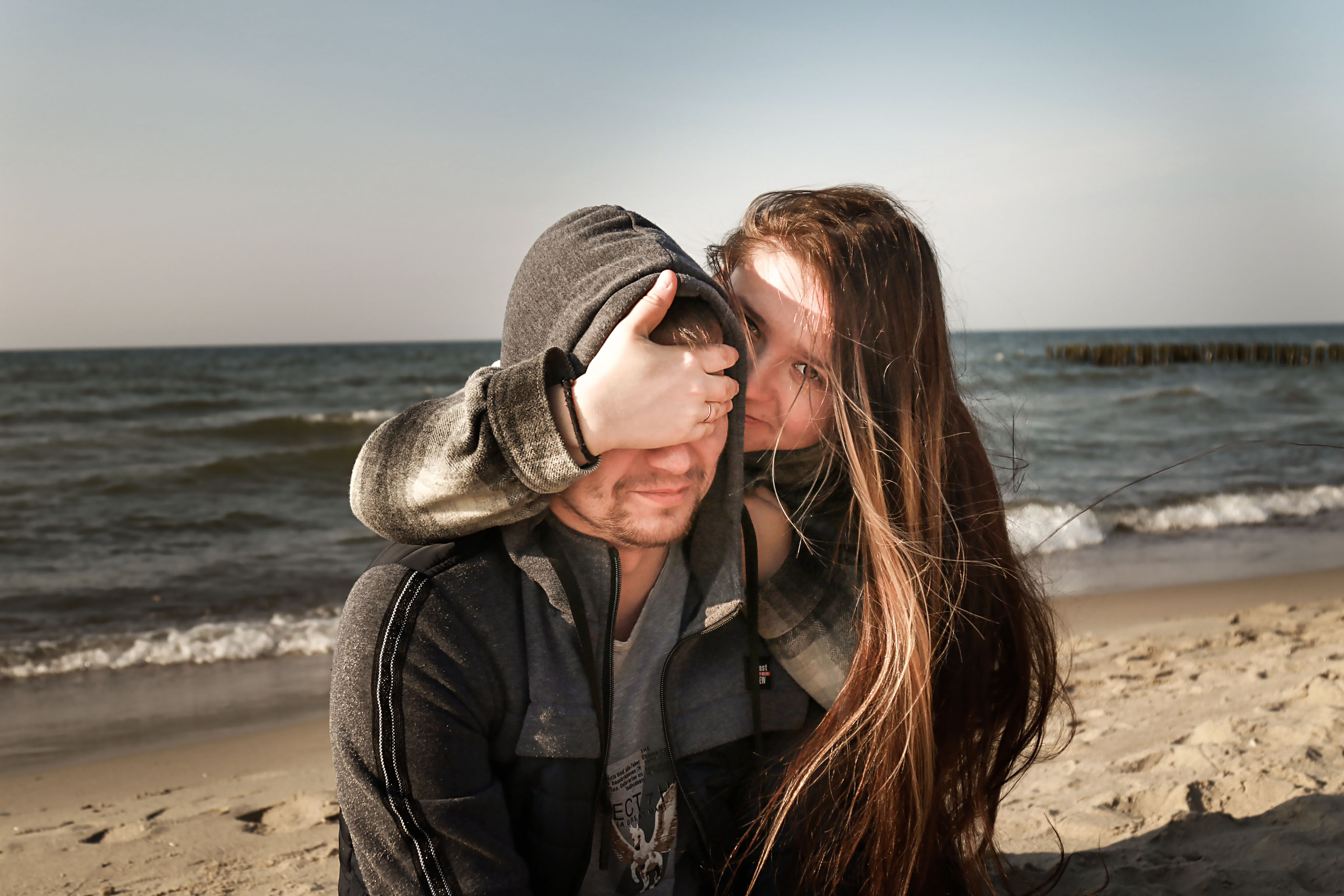 Лавстори на морском берегу. Фотограф Зеленоградск Лиана Сопина