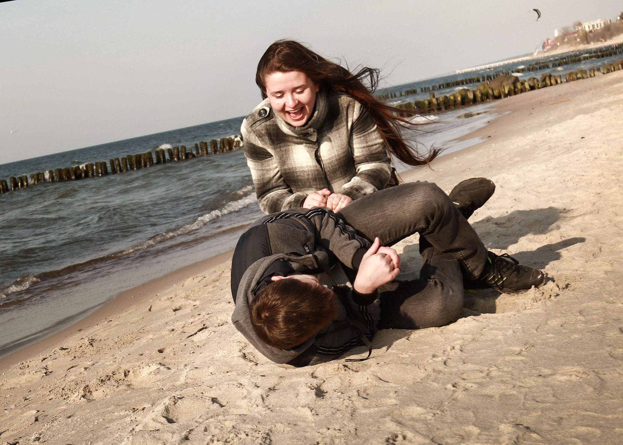 Лавстори на морском берегу. Фотограф Зеленоградск Лиана Сопина