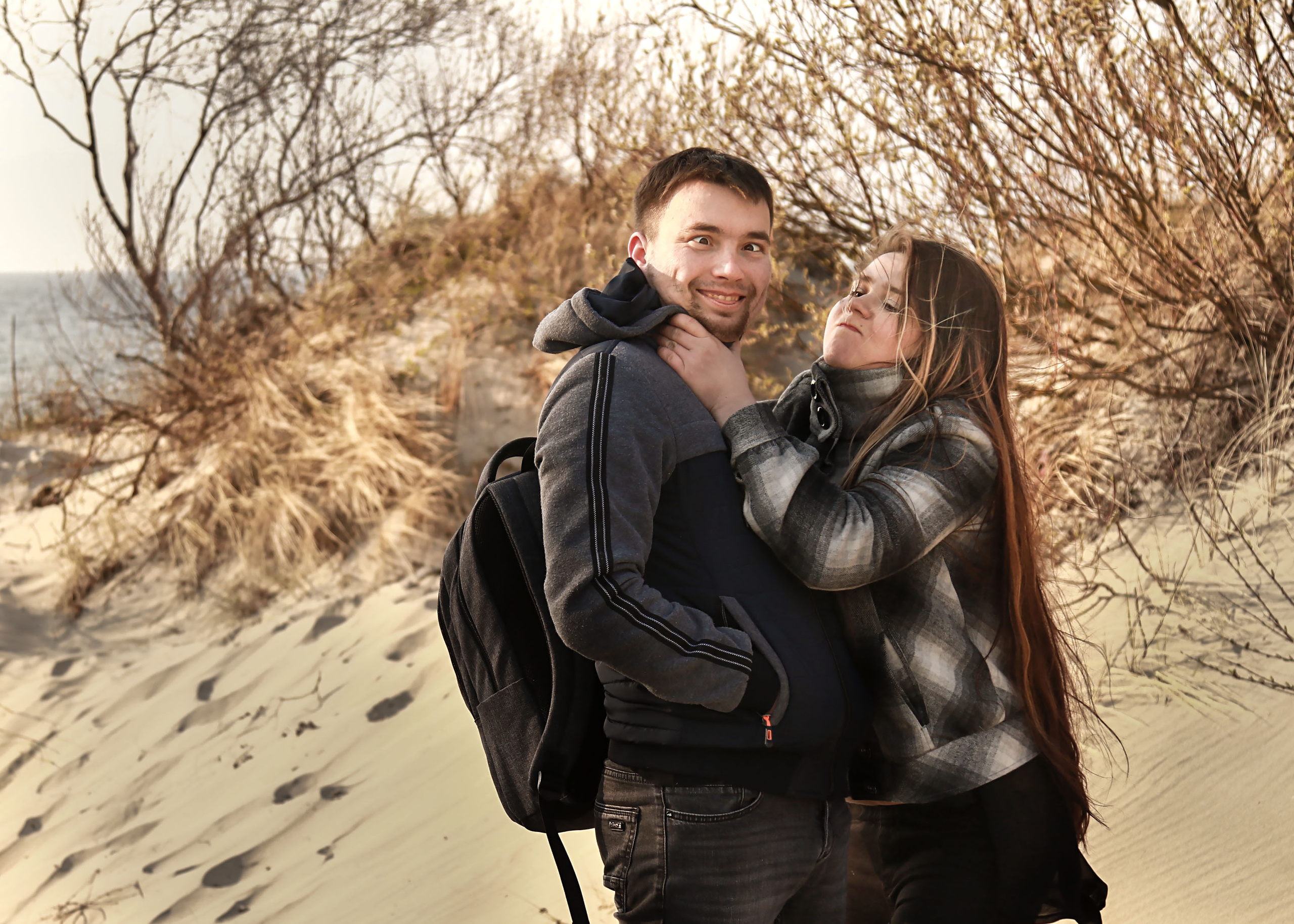 Лавстори на морском берегу. Фотограф Зеленоградск Лиана Сопина