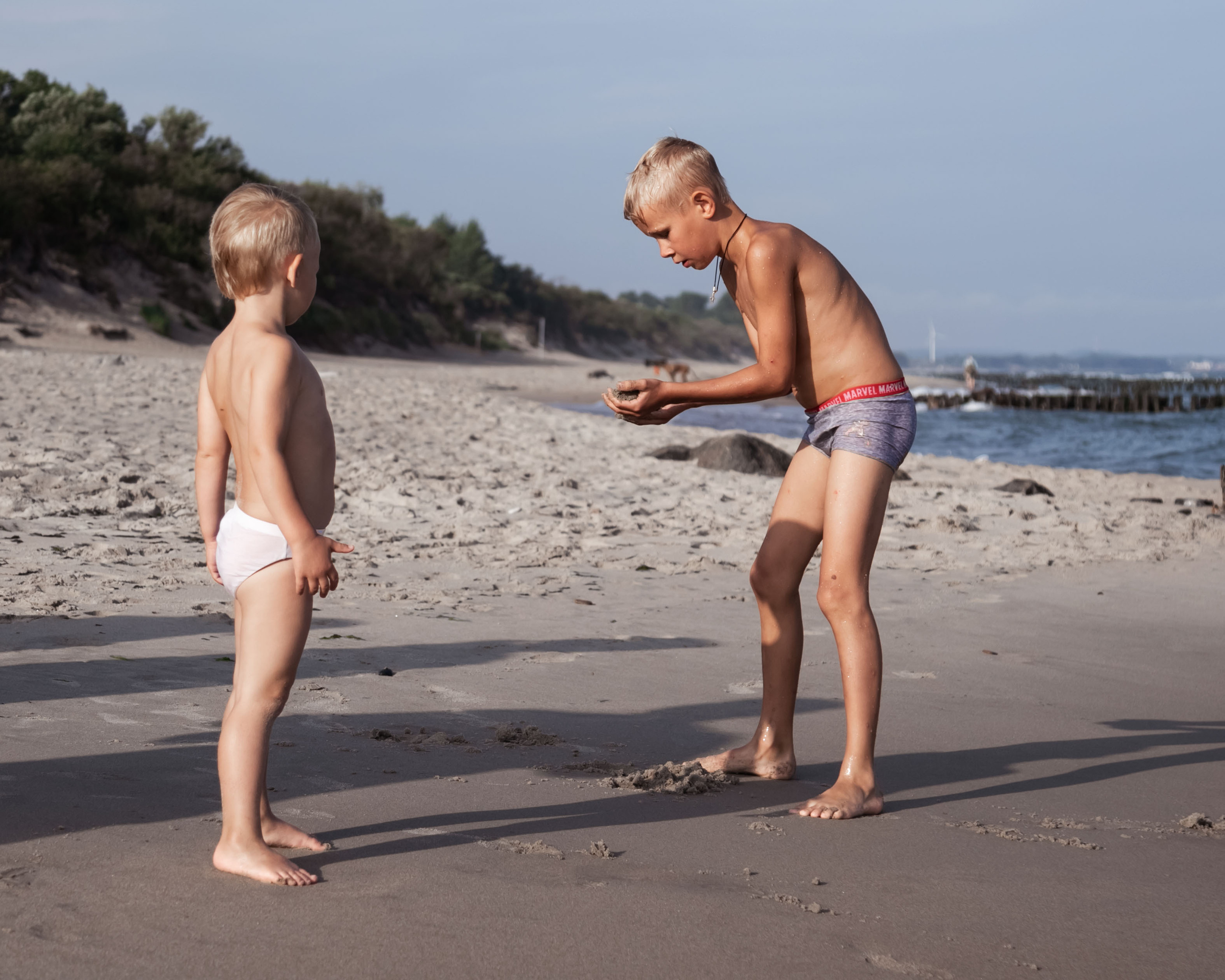Семейная фотосессия у моря. Фотограф Зеленоградск Лиана Сопина