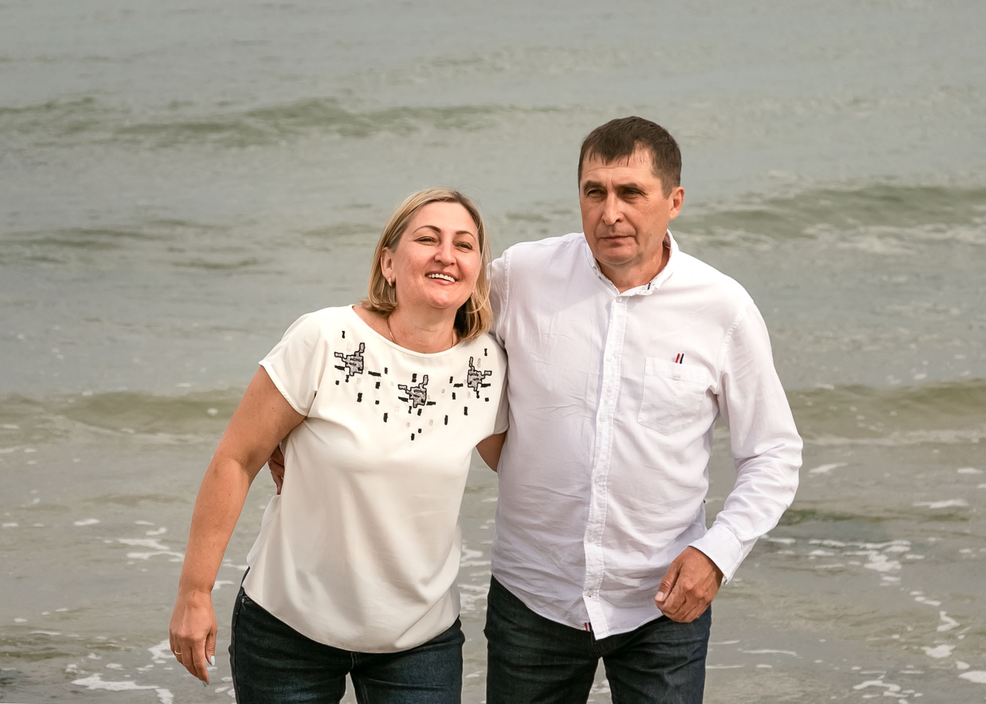 Парная фотосъёмка у моря. Фотограф Зеленоградск Лиана Сопина