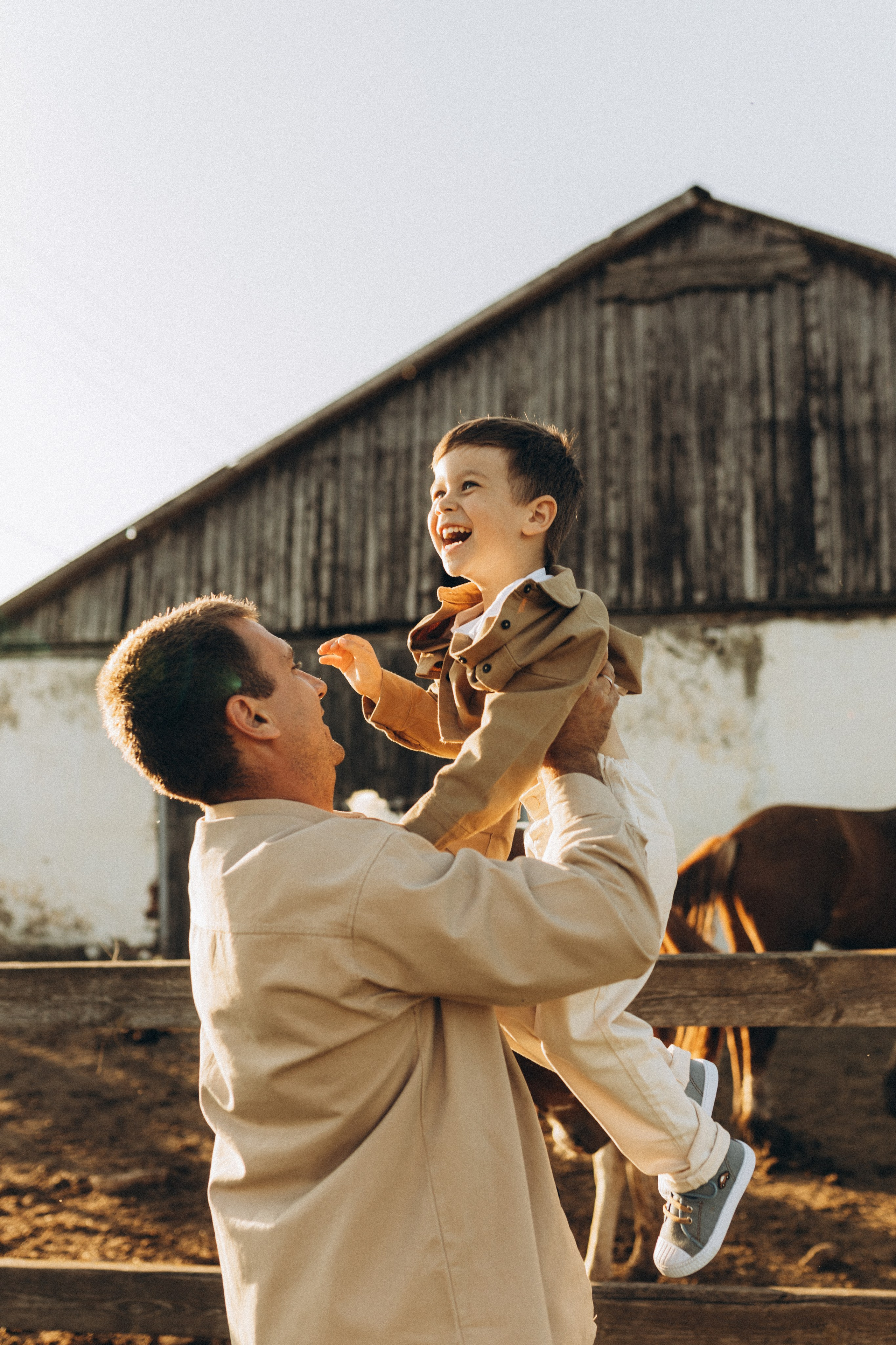 Закат на ферме. Семейный фотограф в Новороссийске и Анапе Александра Яковлева