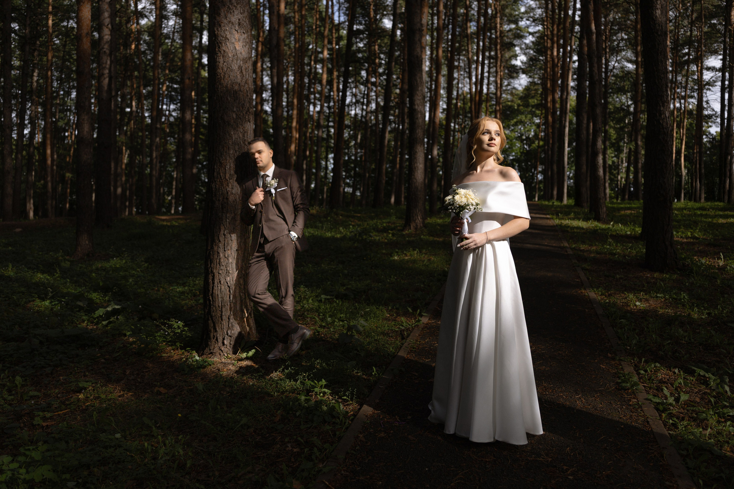 Сосновый лес Президент отеля. Свадебный фотограф в Уфе Лилия Сова
