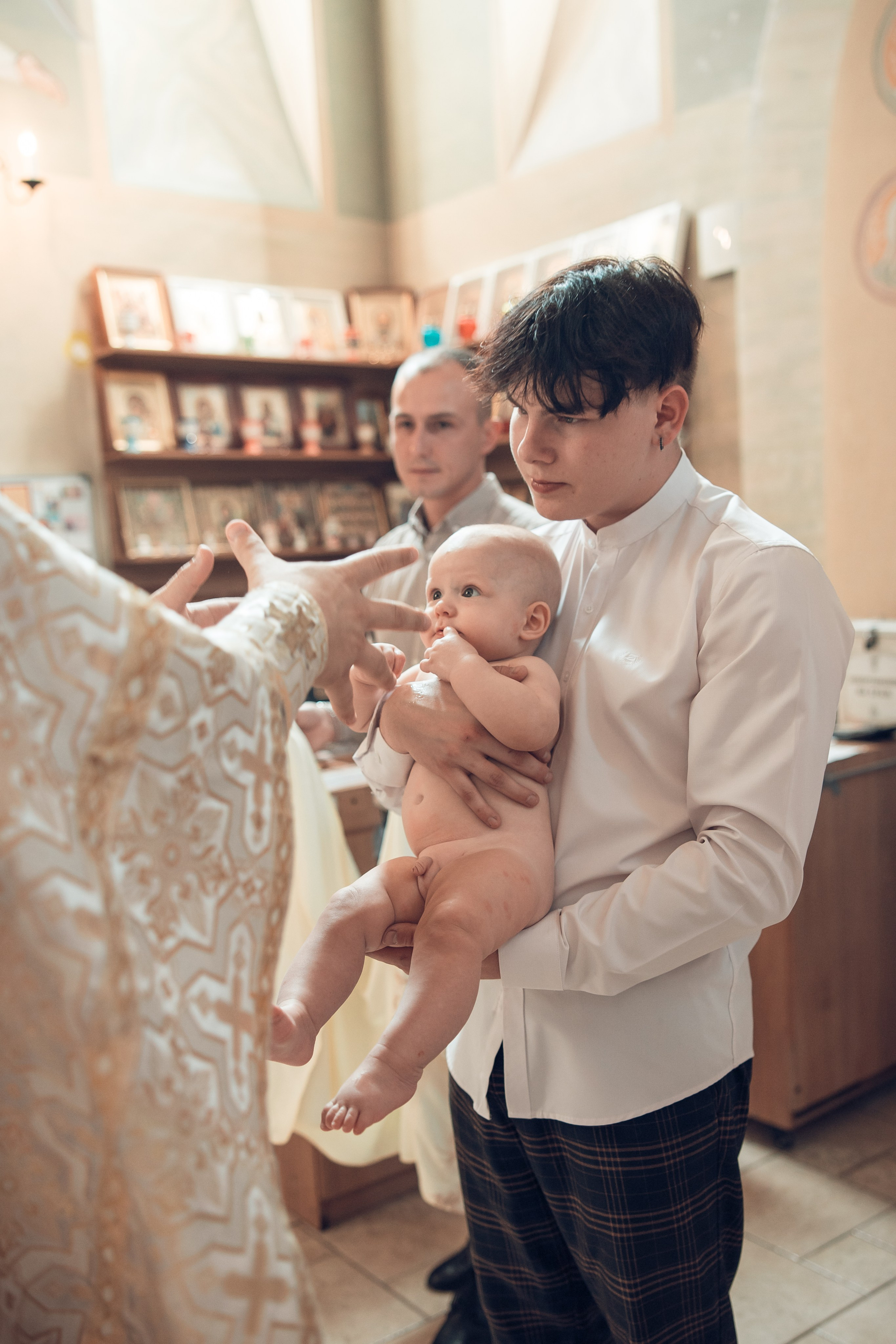 крещение в храме Всецарица, крещение у Павла Конькова