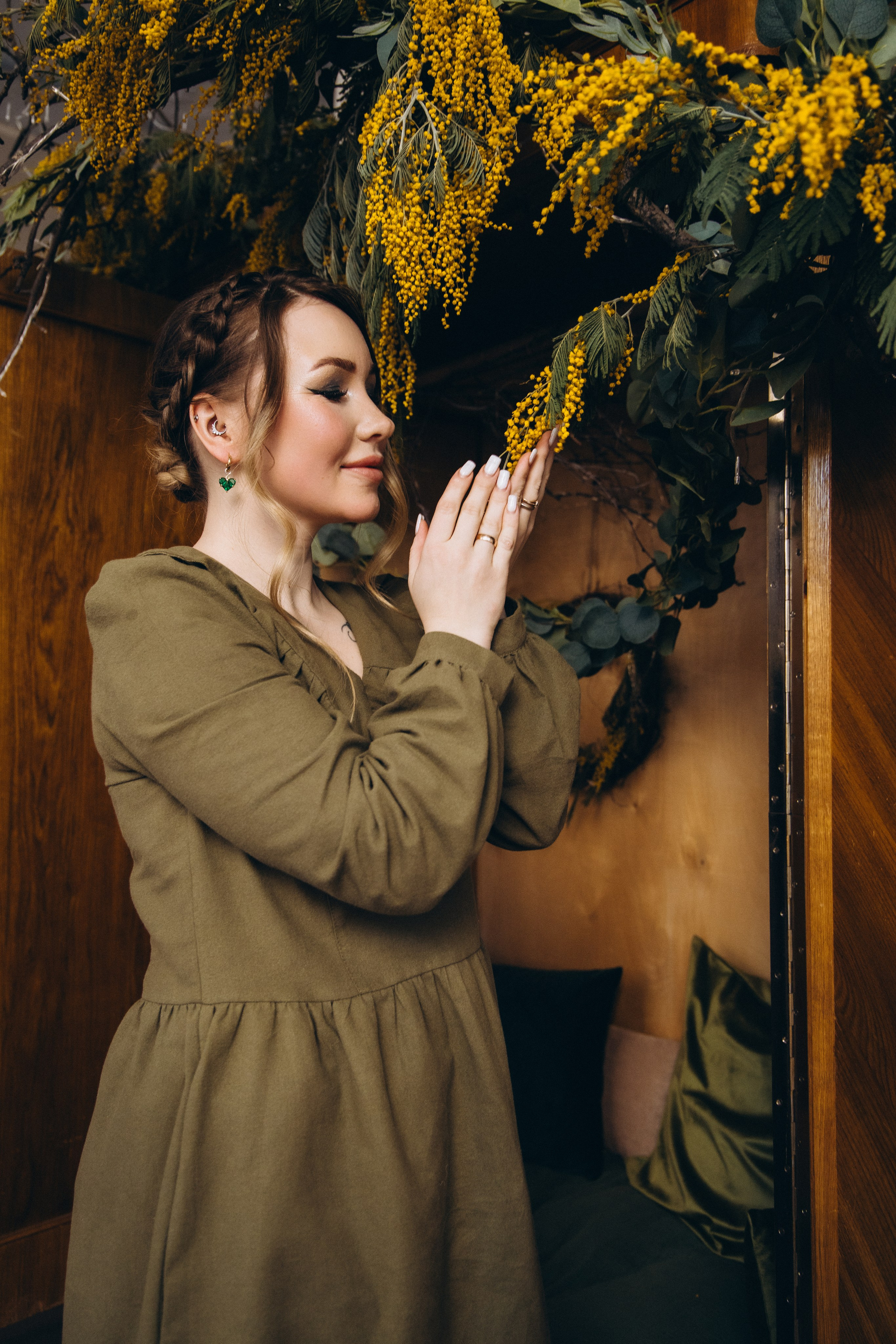 Юлия с семьёй