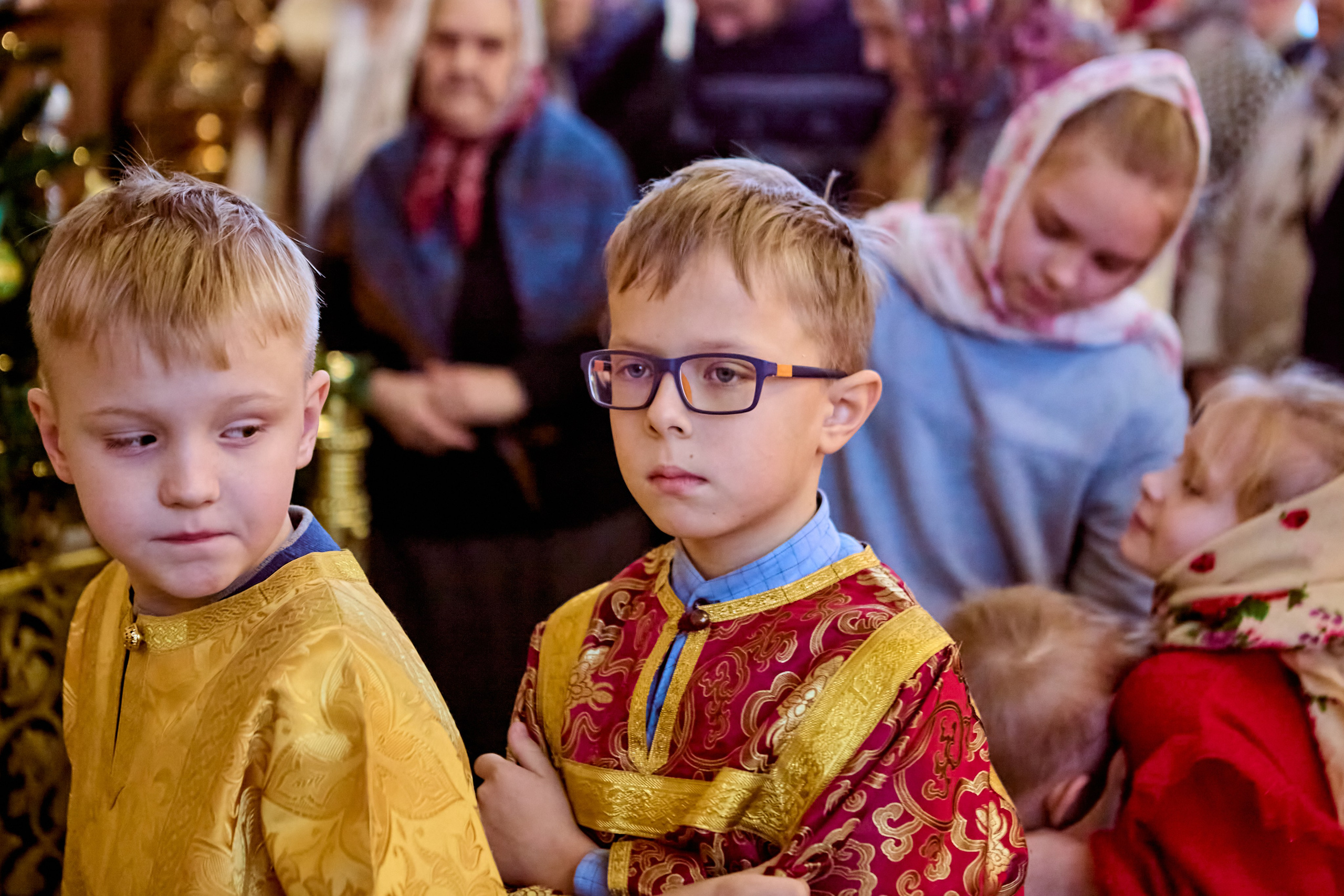 Фотографии во время богослужения