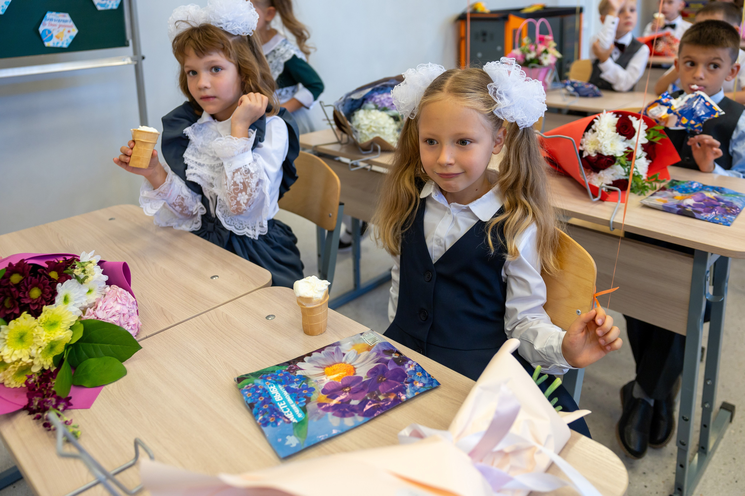 Первый раз в первый класс (репортажная съемка). Фотограф в Серпухове Наталья Руденко