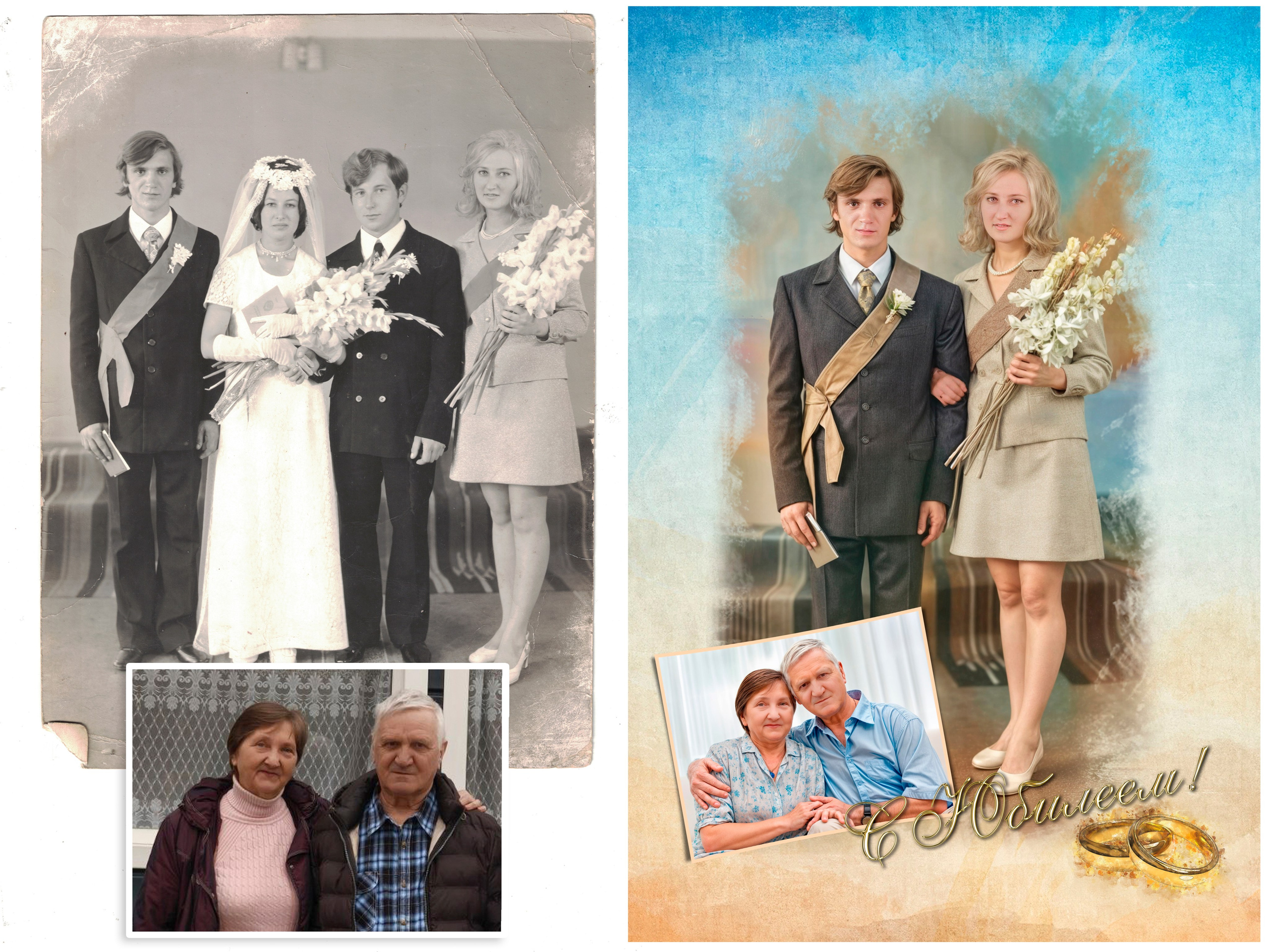 Реставрация старых фотографий. Фотограф фотосалон SO! photo&video город Находка Приморский край