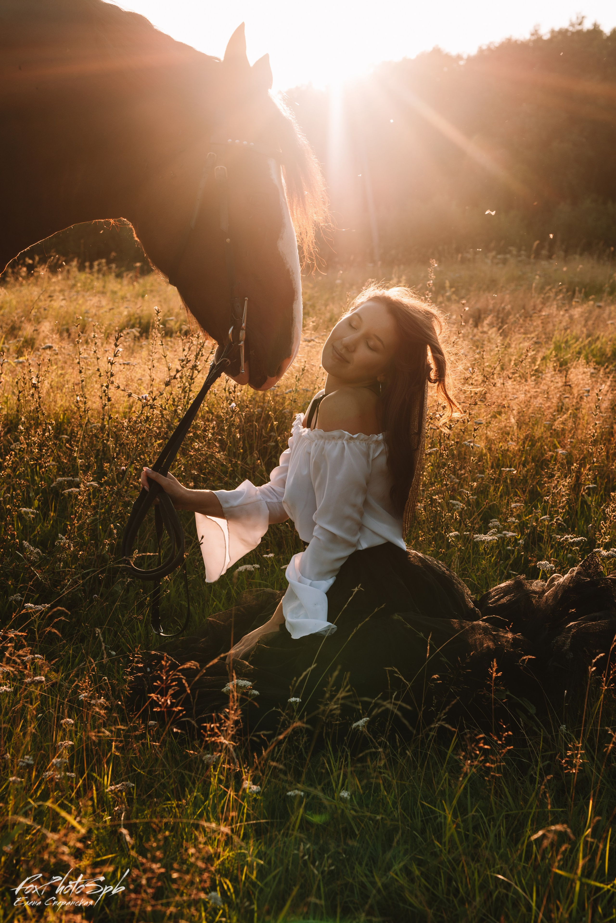 С лошадками. Фотограф в Санкт-Петербурге и Ленинградской области