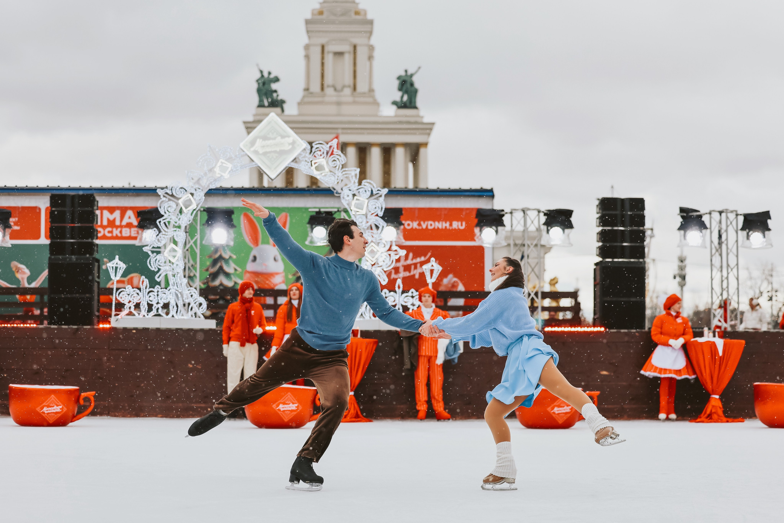 Ледовое шоу ВДНХ проект Московское чаепитие. Фотограф и видеограф Анна Домашенко