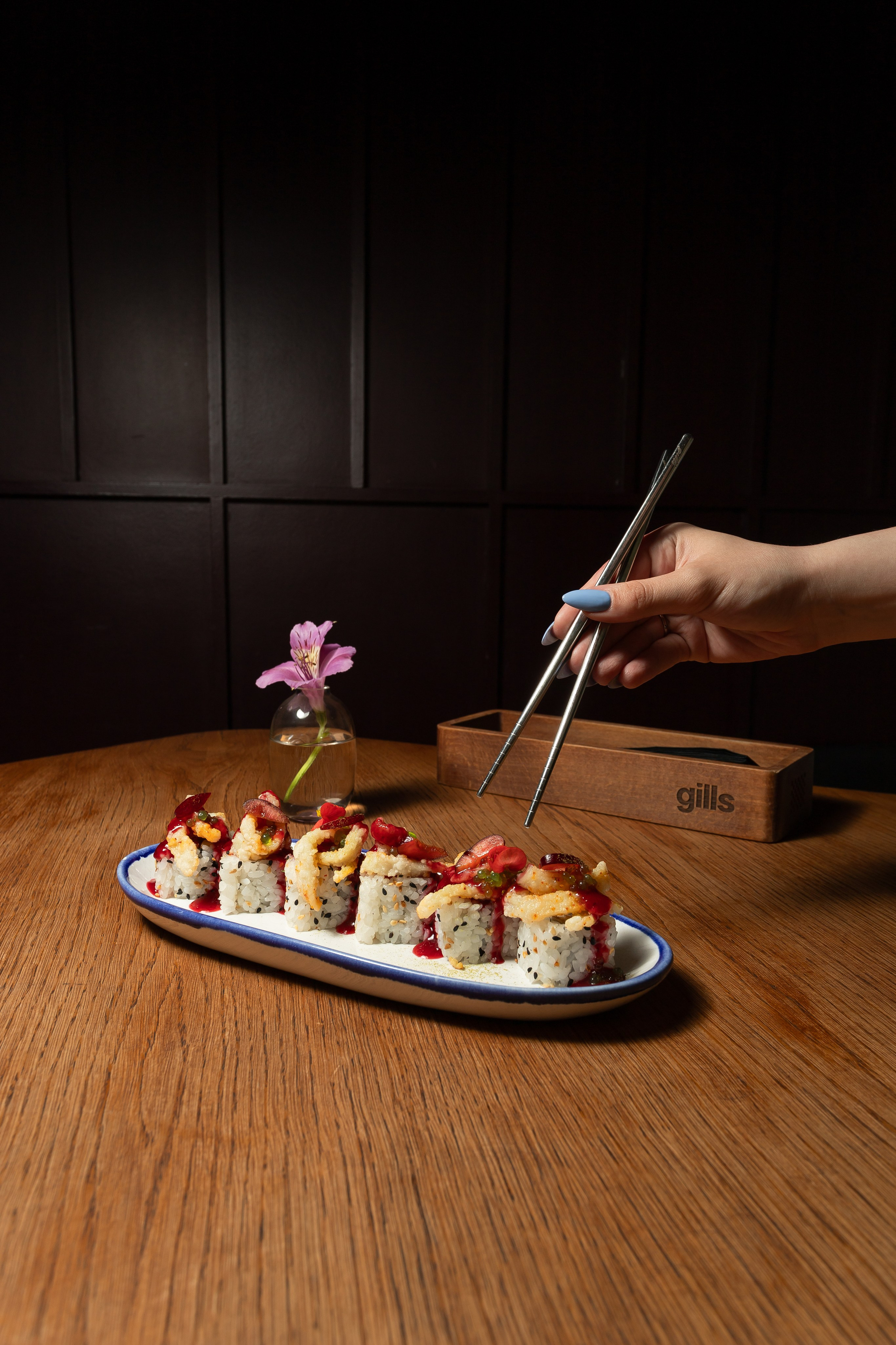 Gills — ресторан японской кухни. Фотограф Санкт-Петербург Александра Косенко