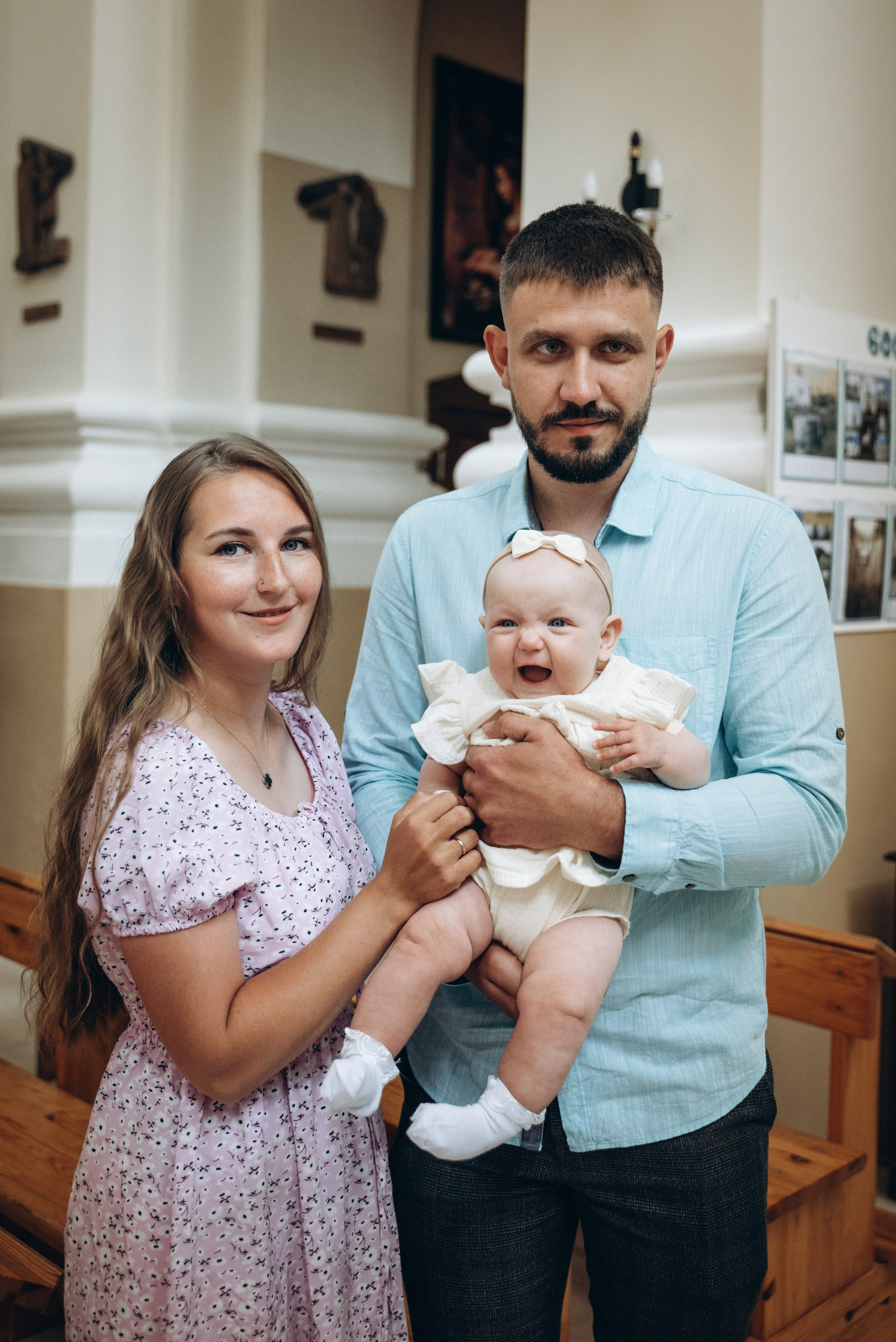 Крещение Леи (костёл в Заславле). Семейный фотограф в Минске Дарья Дреко